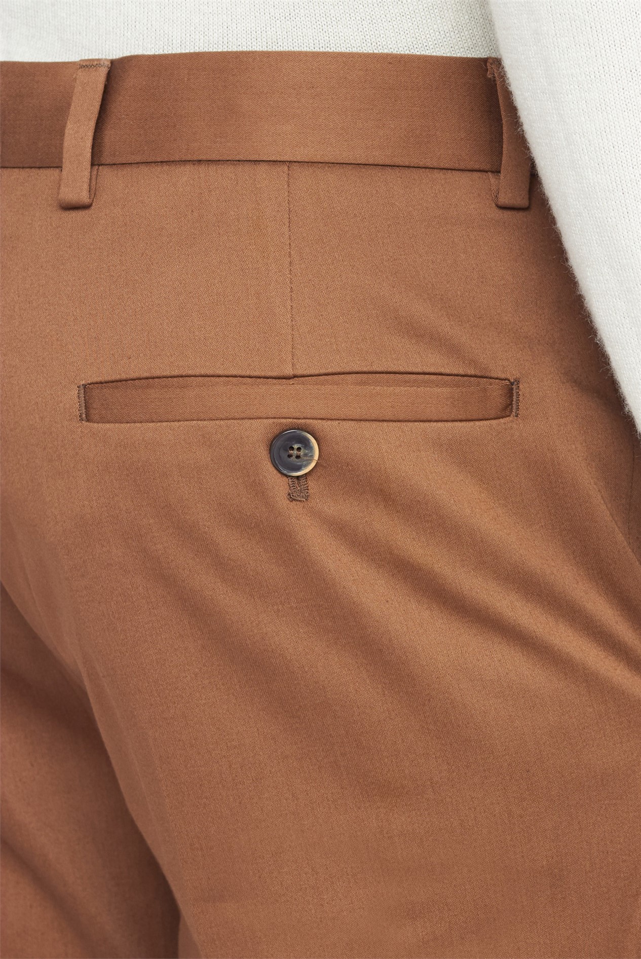 Tan Cotton Trousers