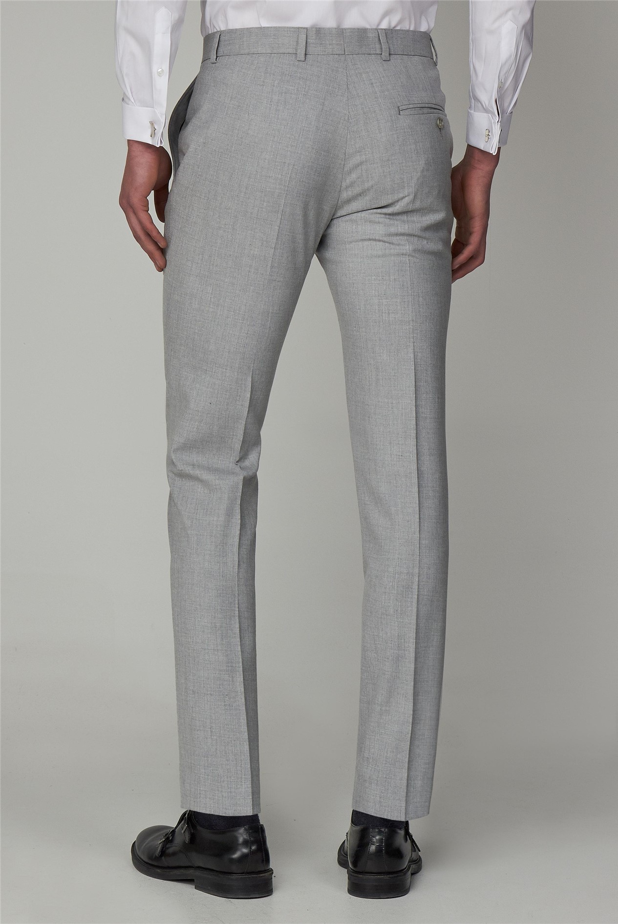 Ben Sherman Cool Grey Melange Skinny Fit Suit | Suit Direct