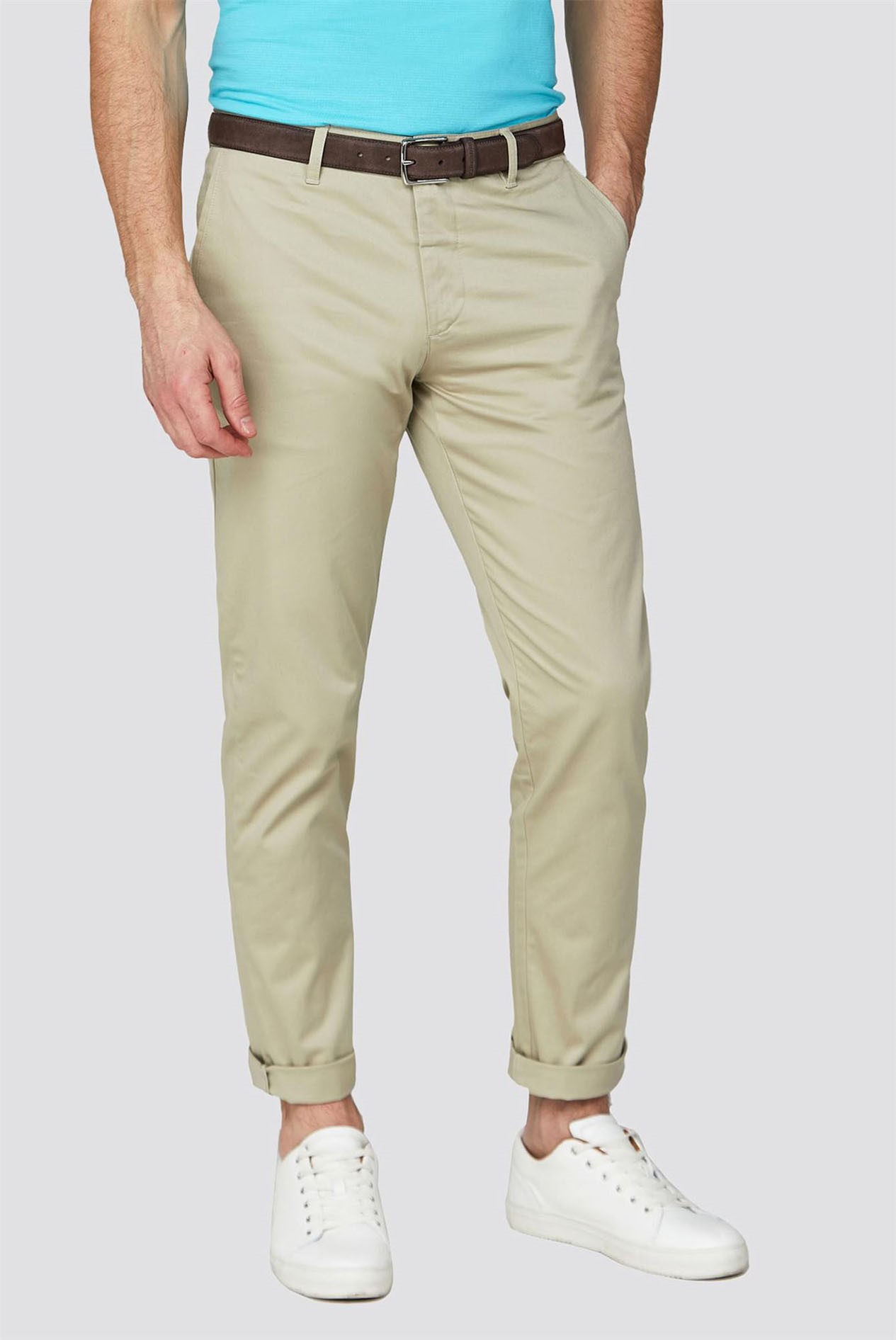 cotton chino trousers