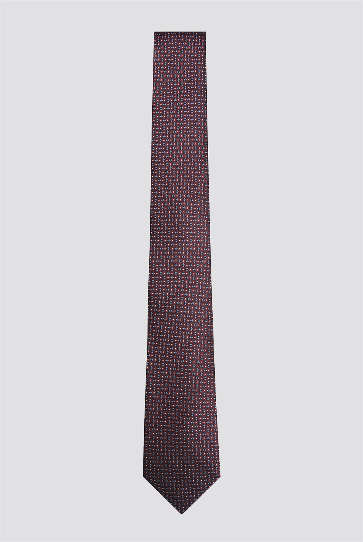 Ben Sherman | Wine Geo Textured Tie | Suit Direct