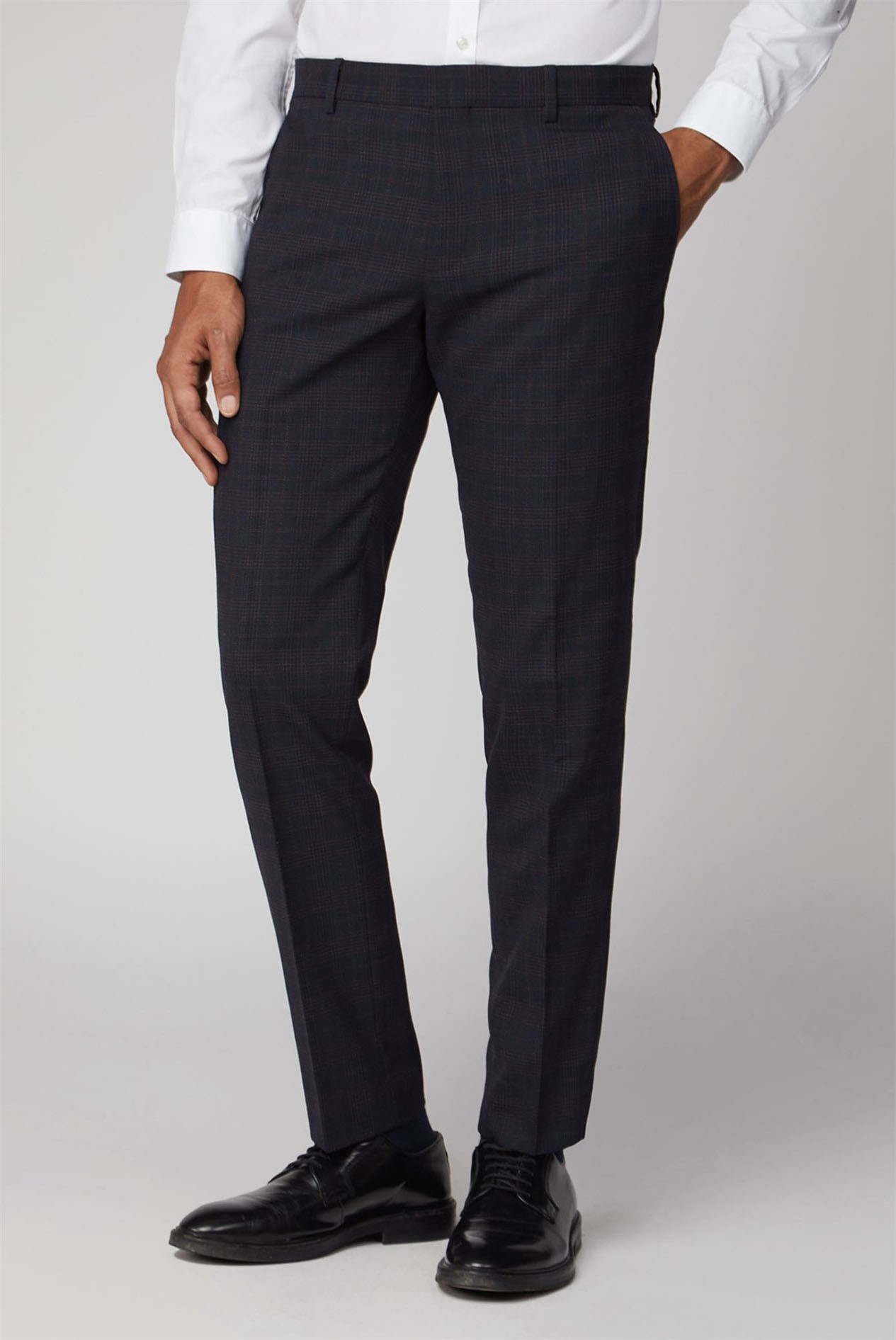 rust trouser suit