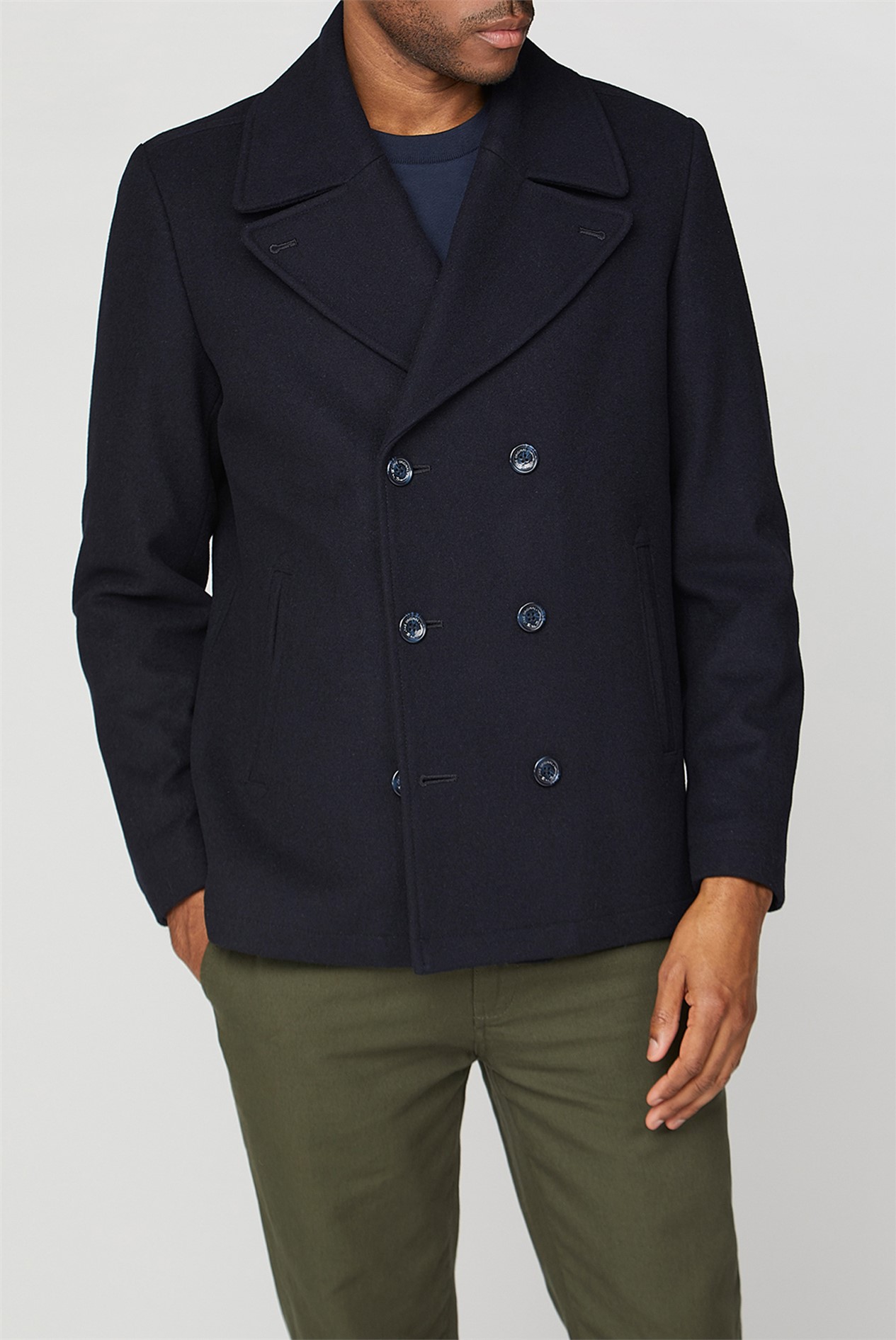 ben sherman peacoat