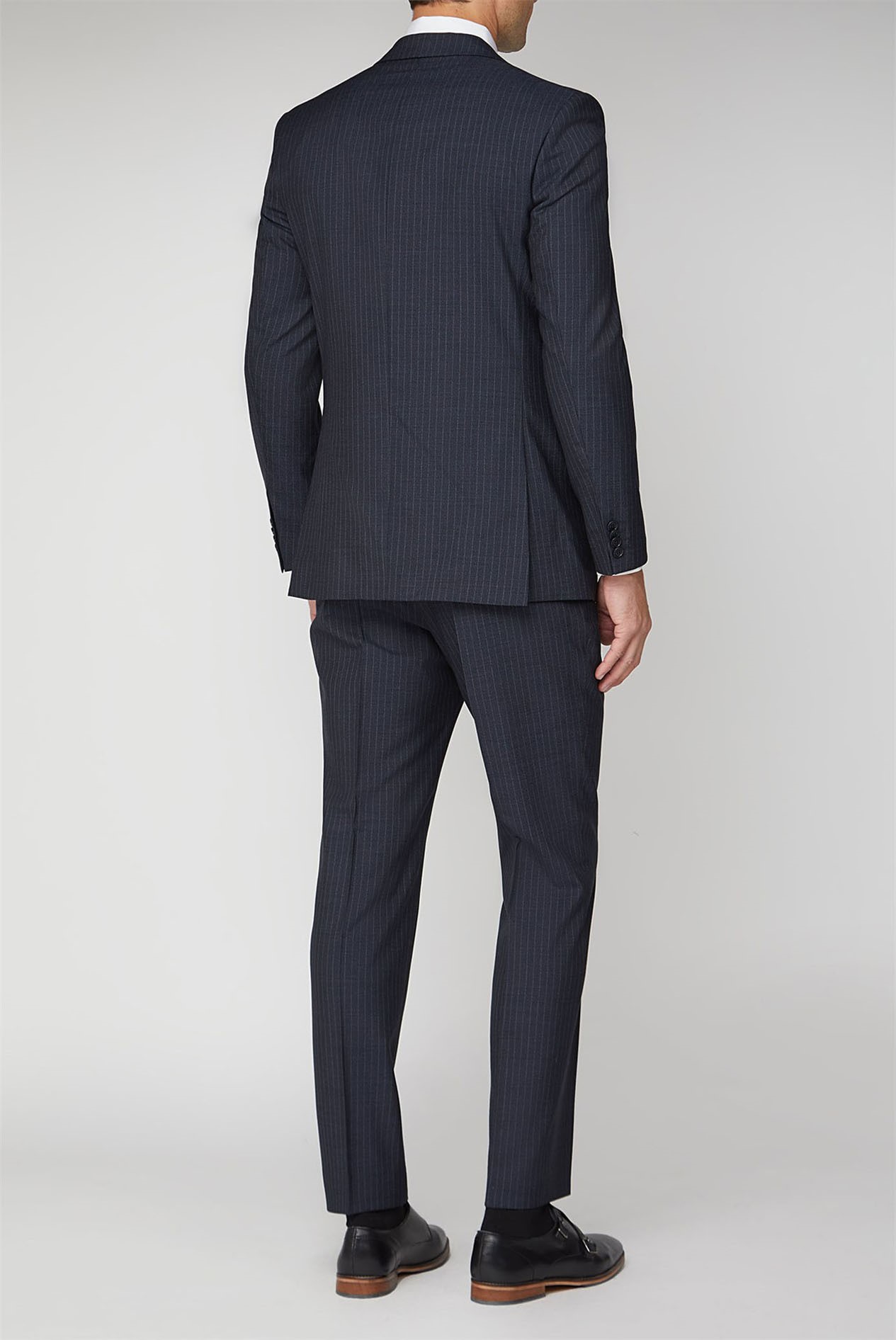 Alexandre of England | Navy Stripe Reg Fit Suit | Suit Direct