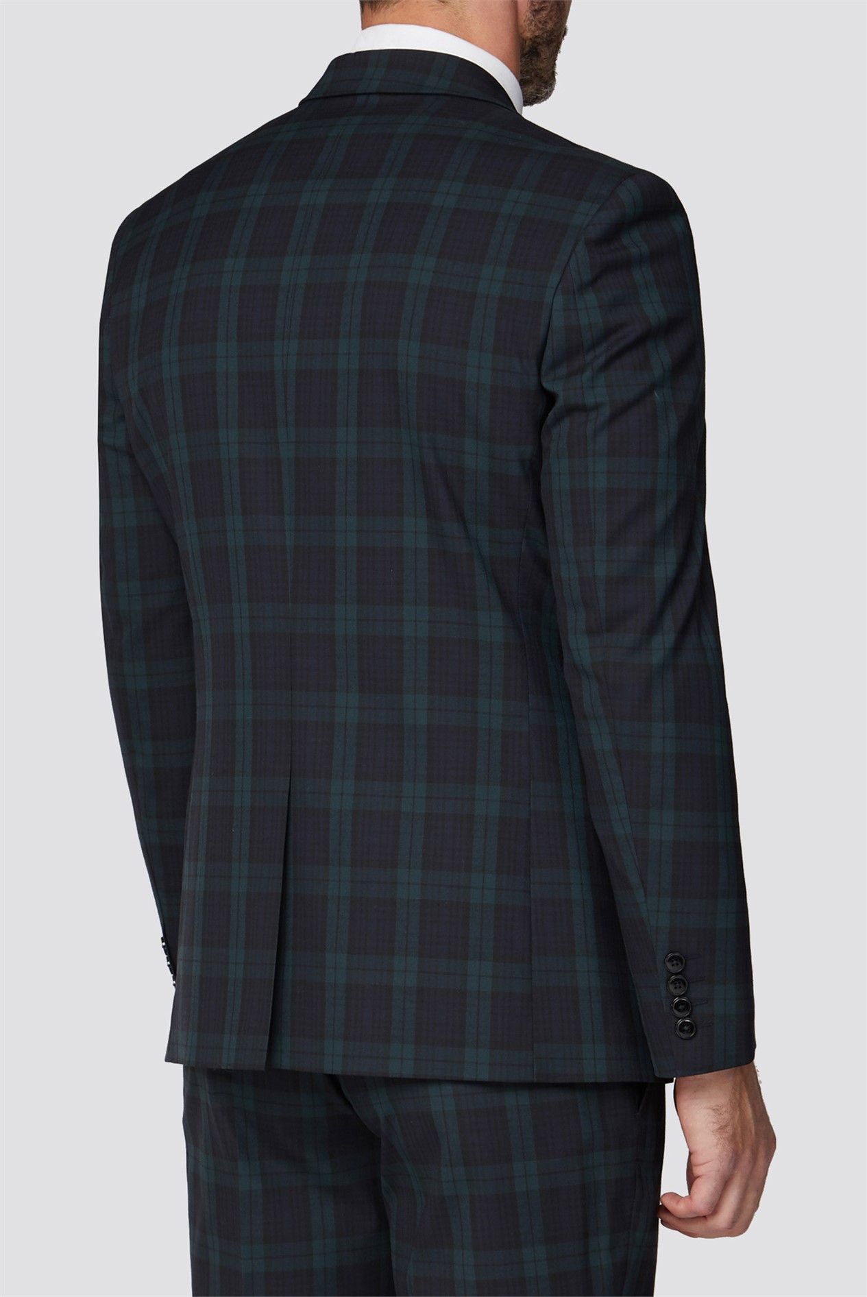 Blackwatch Tartan Tailored Fit Suit Jacket