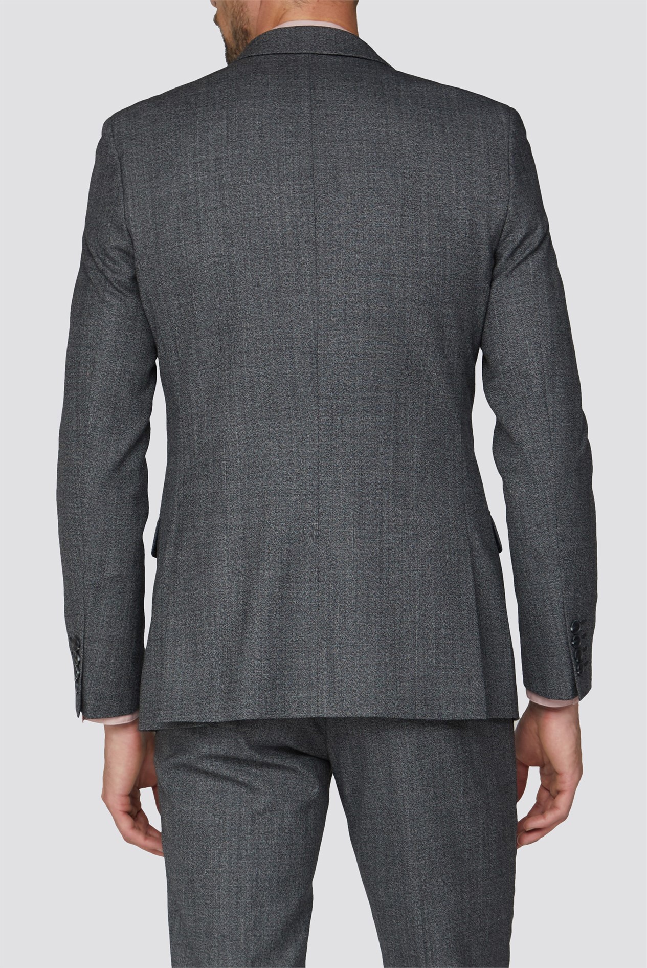 Racing Green Charcoal Texture Slim Fit Suit Jacket