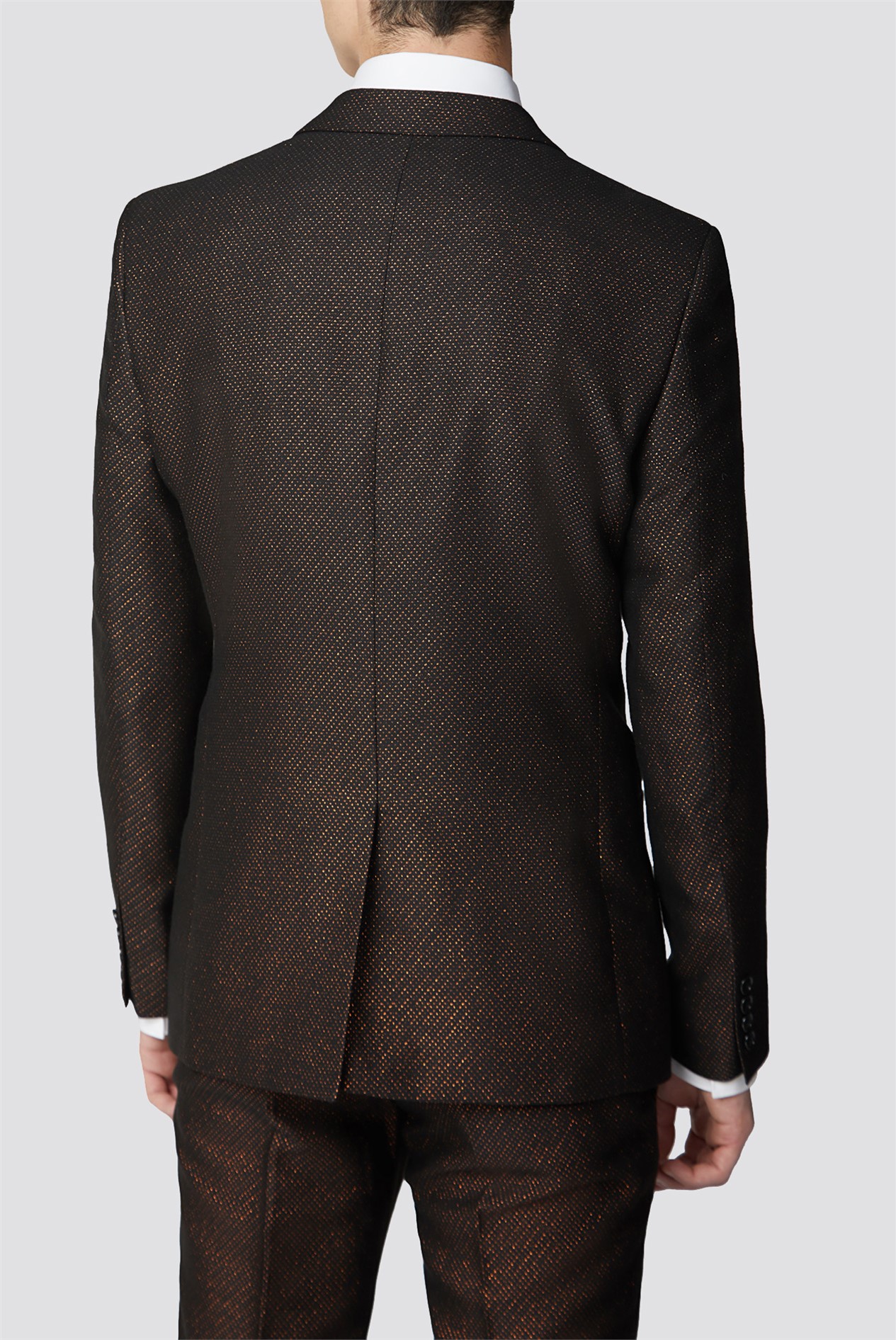 Copper Fleck Slim Fit Suit Jacket