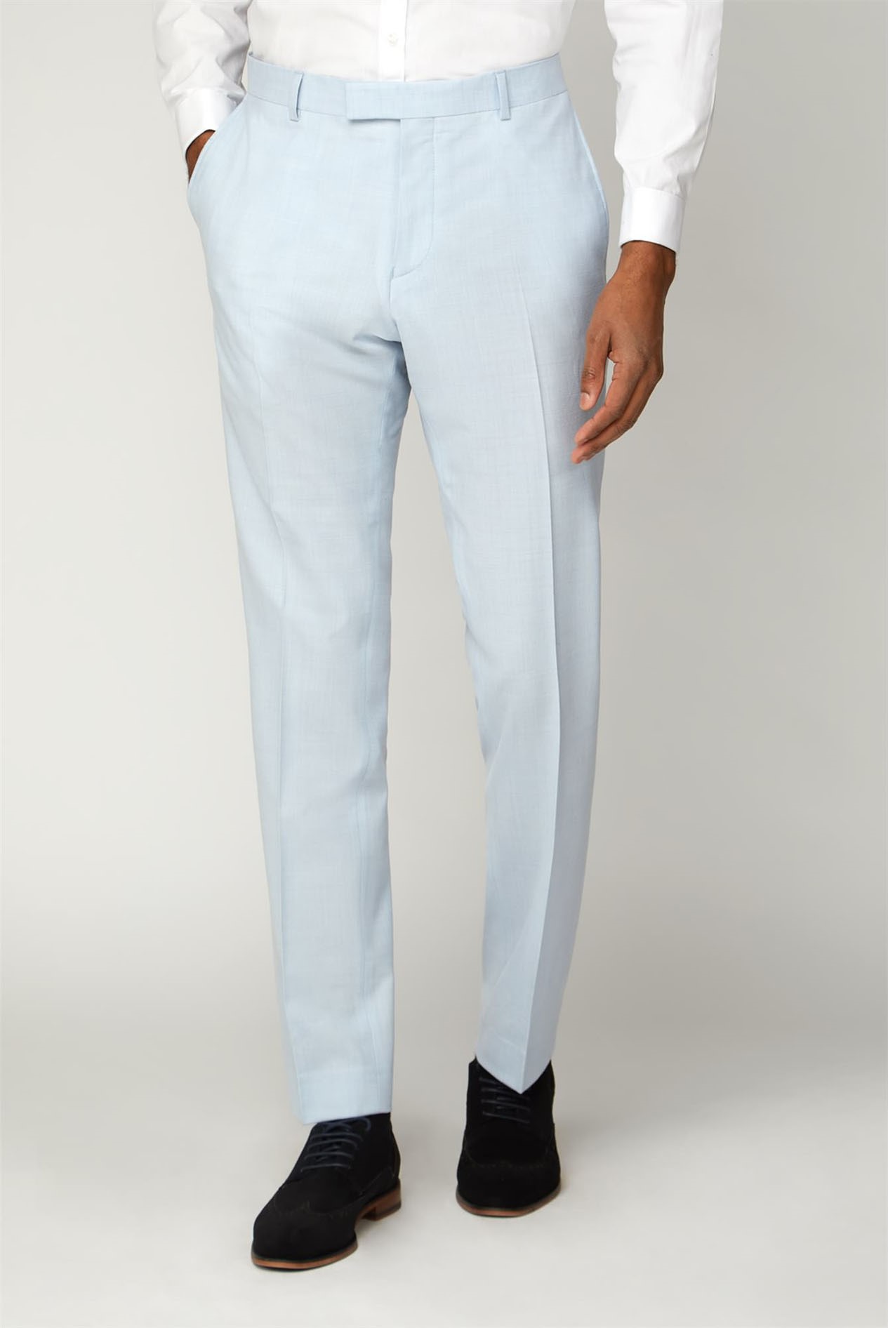 baby blue trousers mens