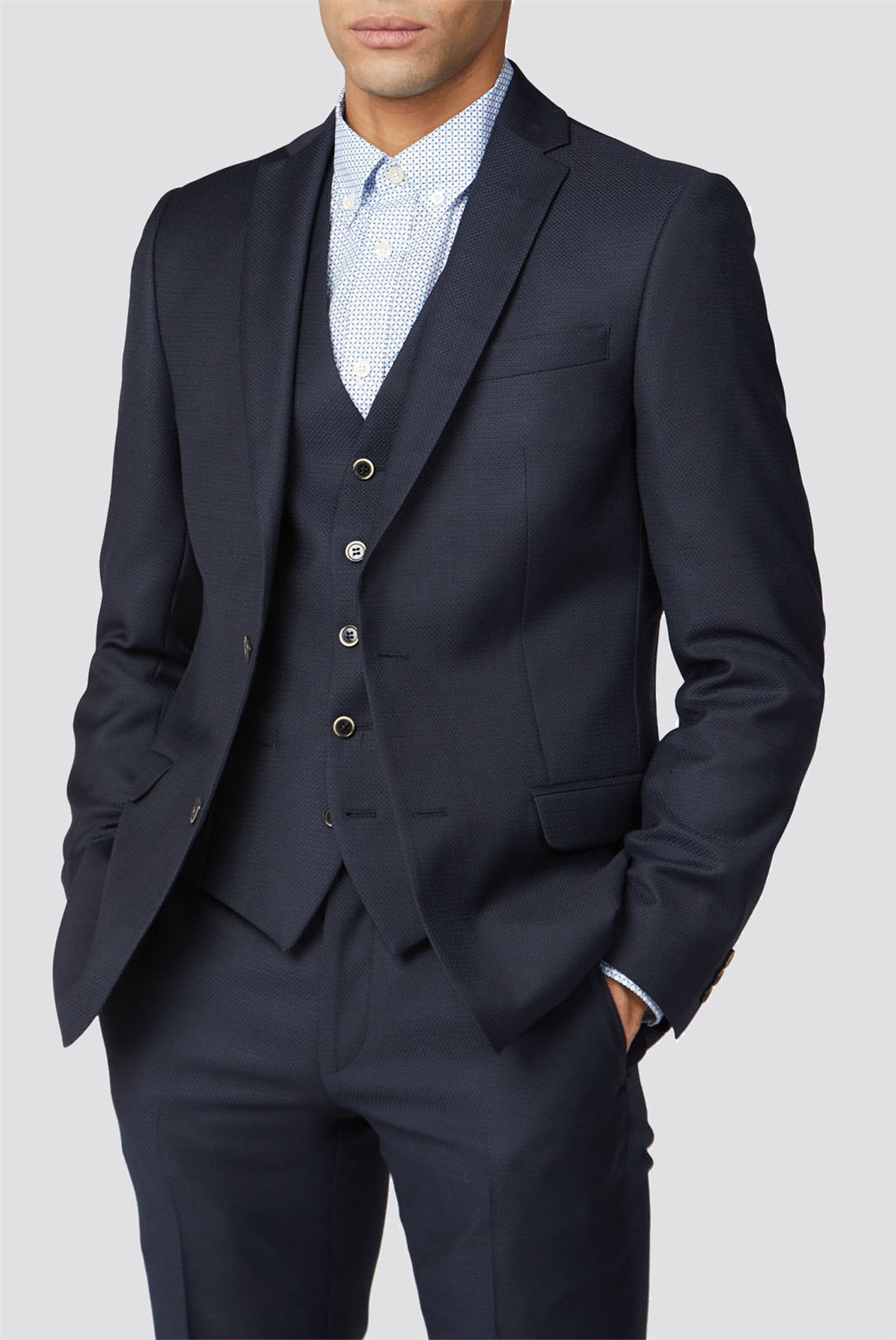 Ben Sherman Men's Signature Black Tailor Jacket Suit Direct