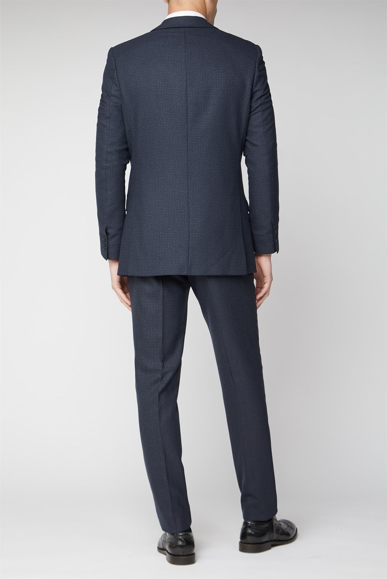 Limehaus | Navy & Rust Slim Fit Suit | SuitDirect.co.uk