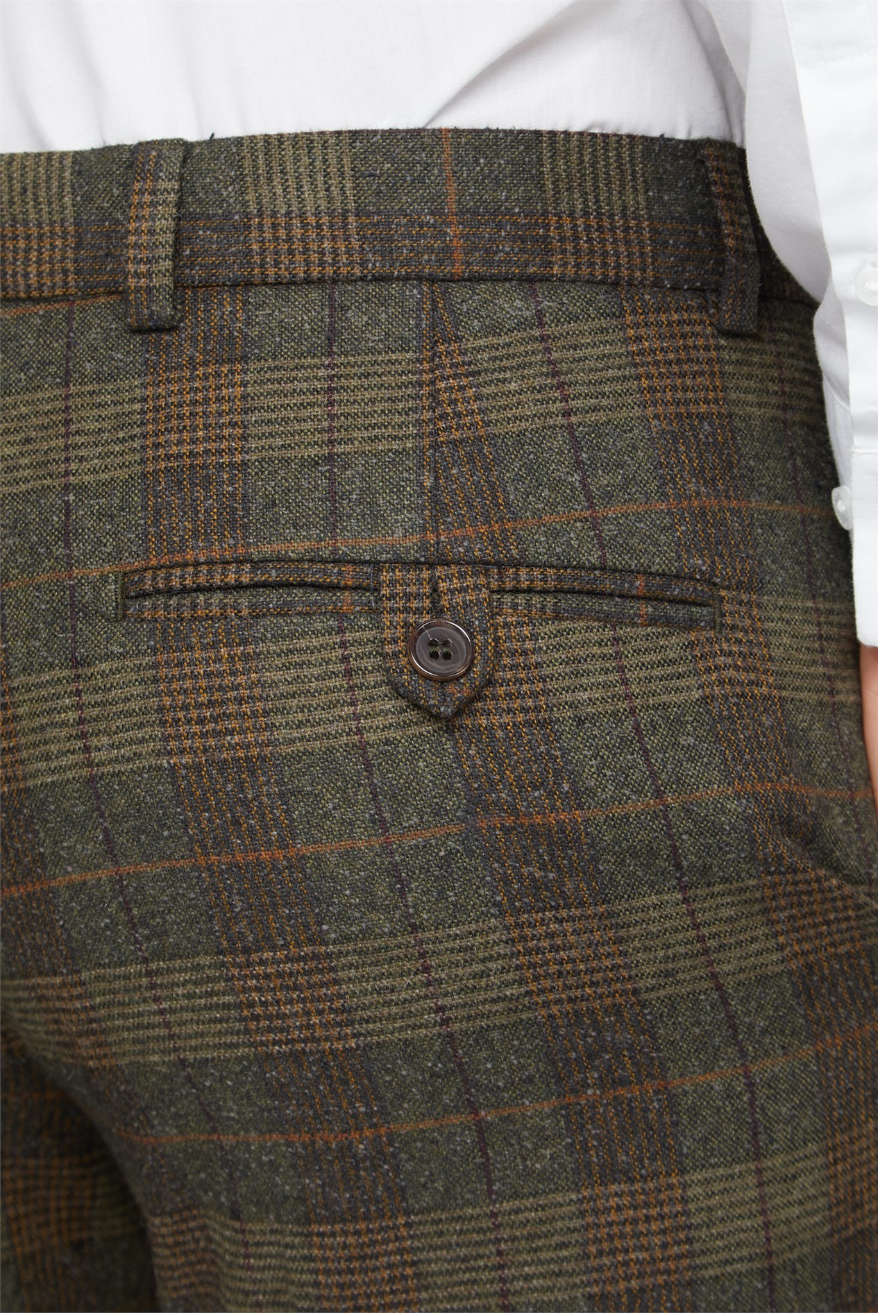  Green Heritage Tweed Tailored Trouser