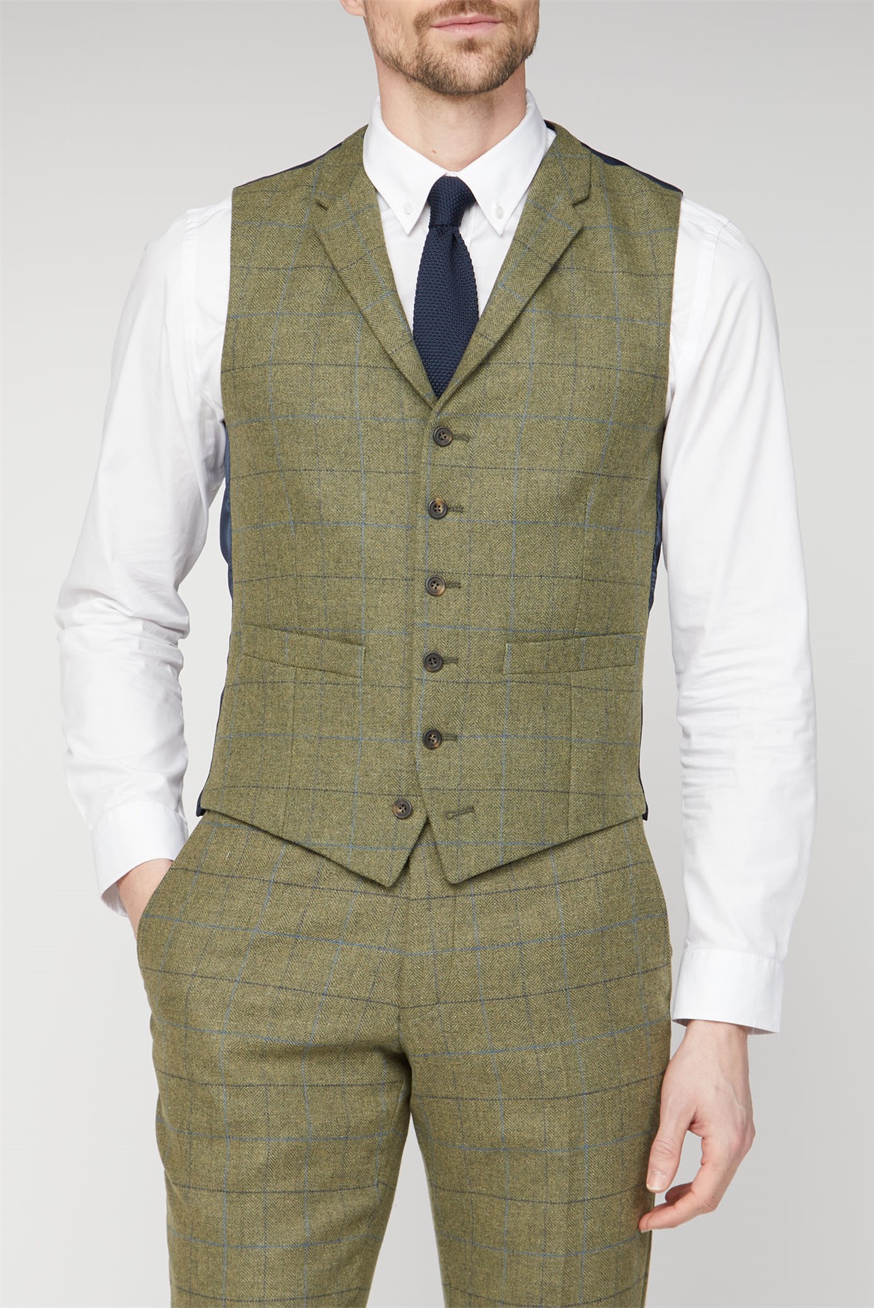 Racing Green | Green Heritage Check Suit | SuitDirect.co.uk