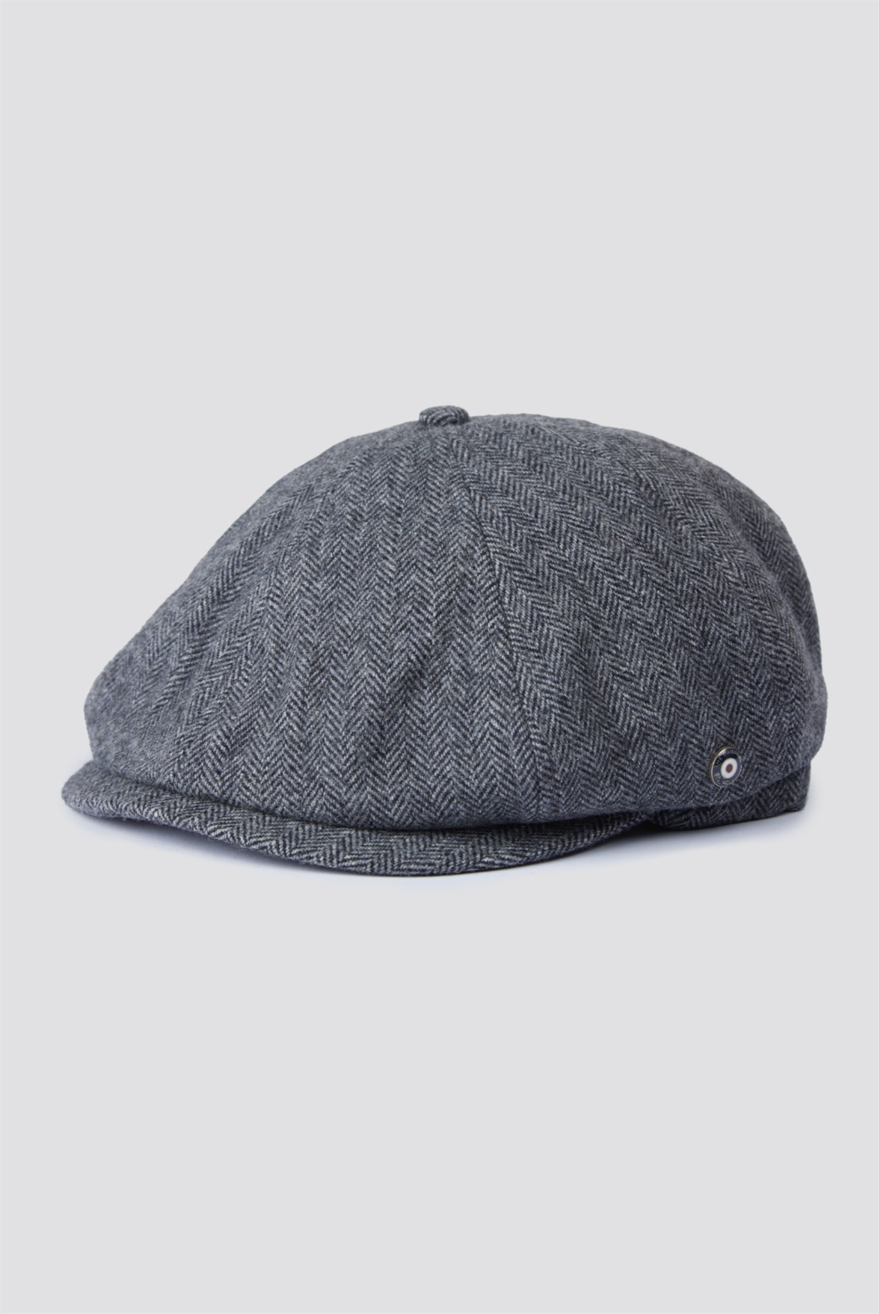 Ben Sherman | Men's Grey Baker Boy Cap | SuitDirect.co.uk