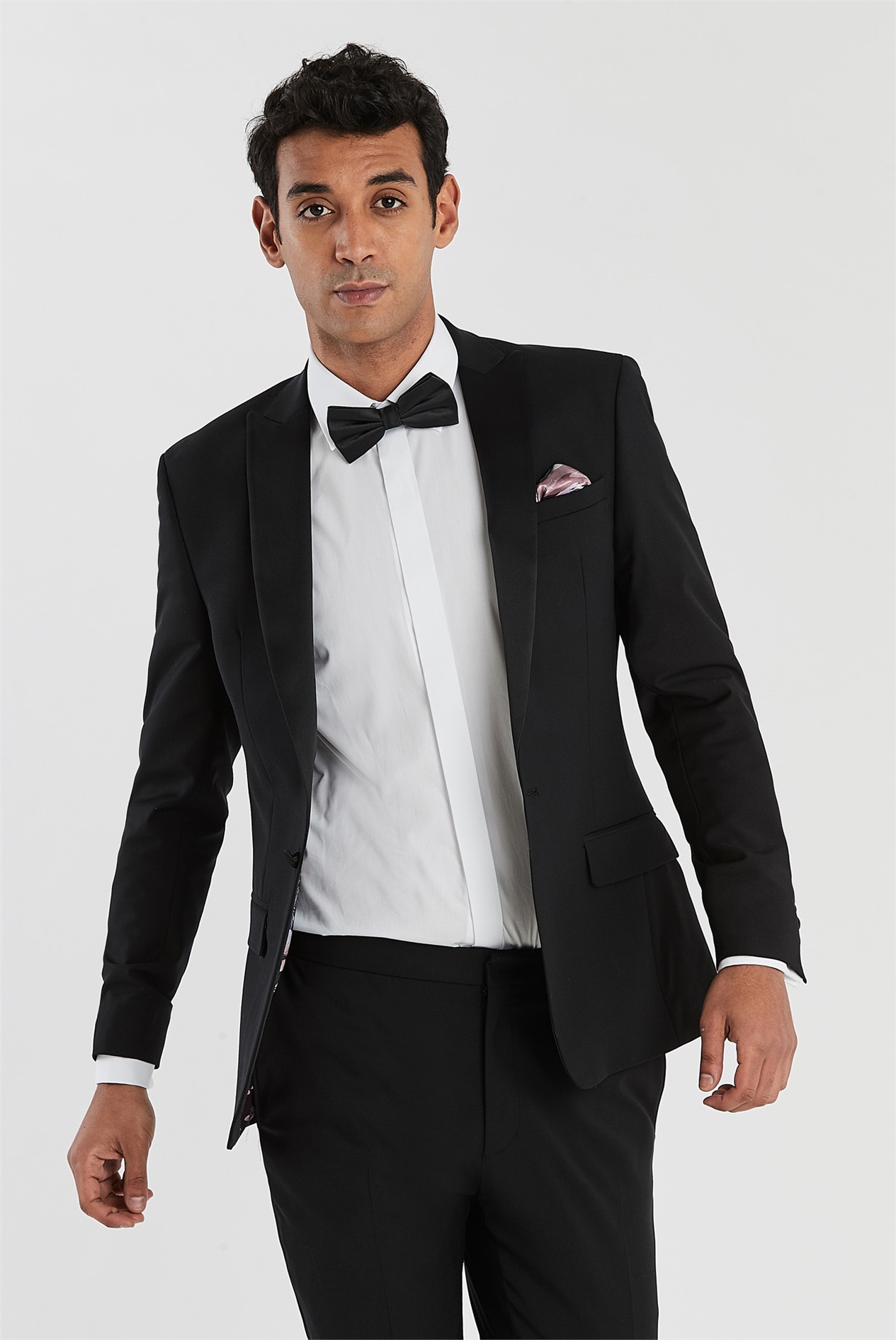 Ted Baker | Black Slim Fit Designer Tuxedo | SuitDirect.co.uk