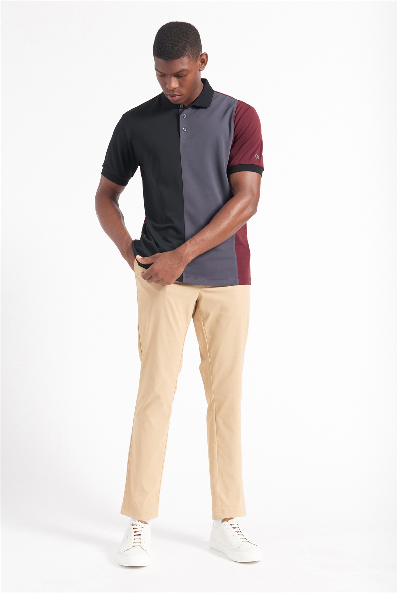 Polo's korte mouw beige Ben Sherman