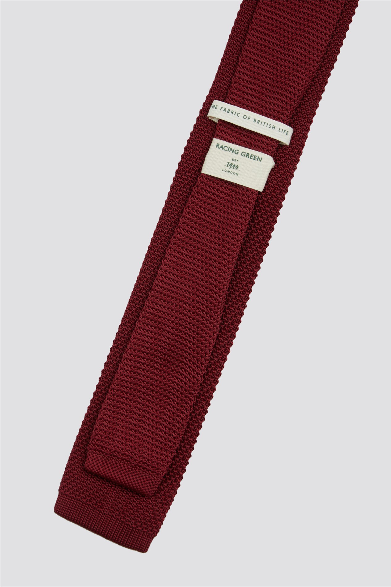  Burgundy Knitted Tie