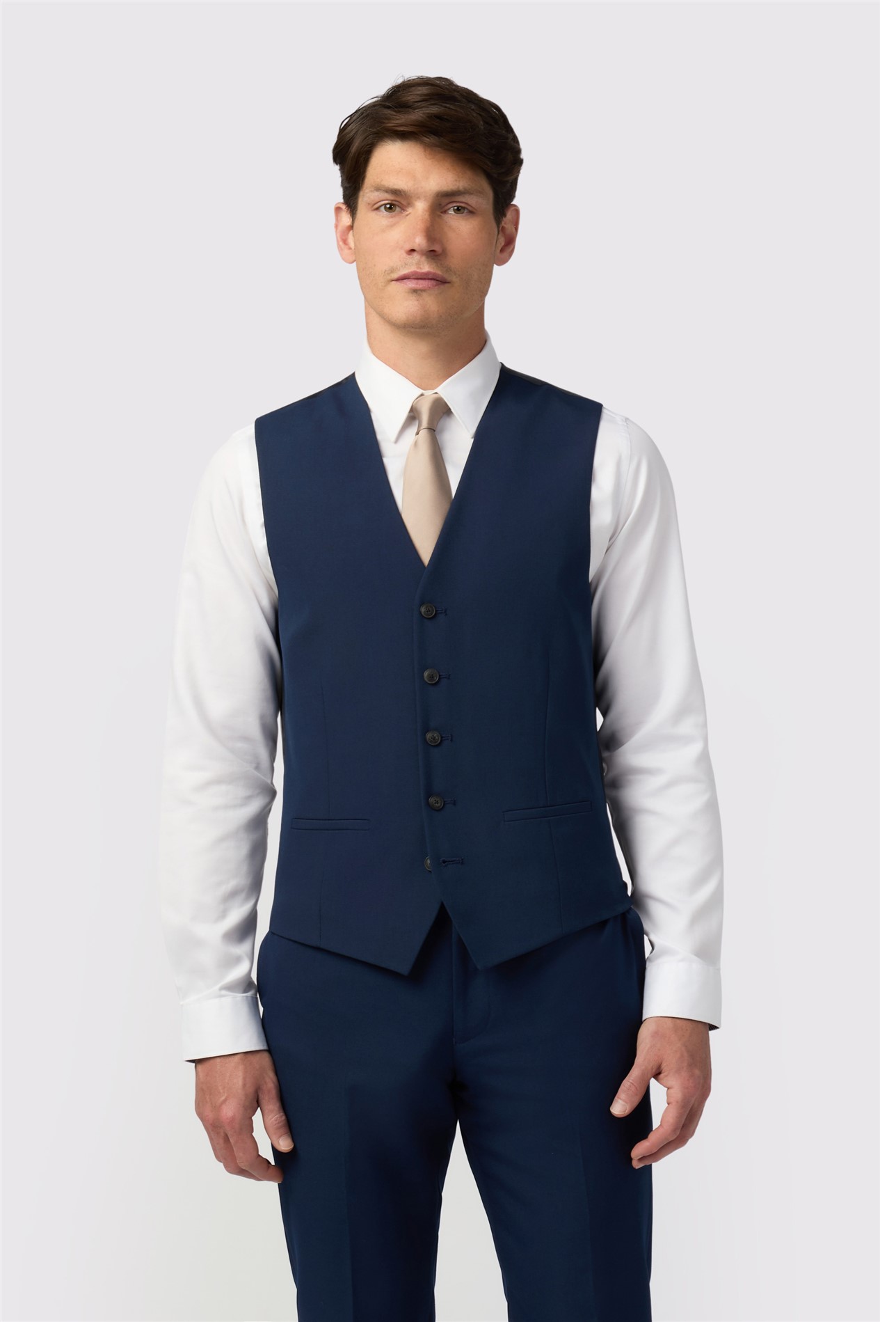 Suit Direct Blue Waistcoat