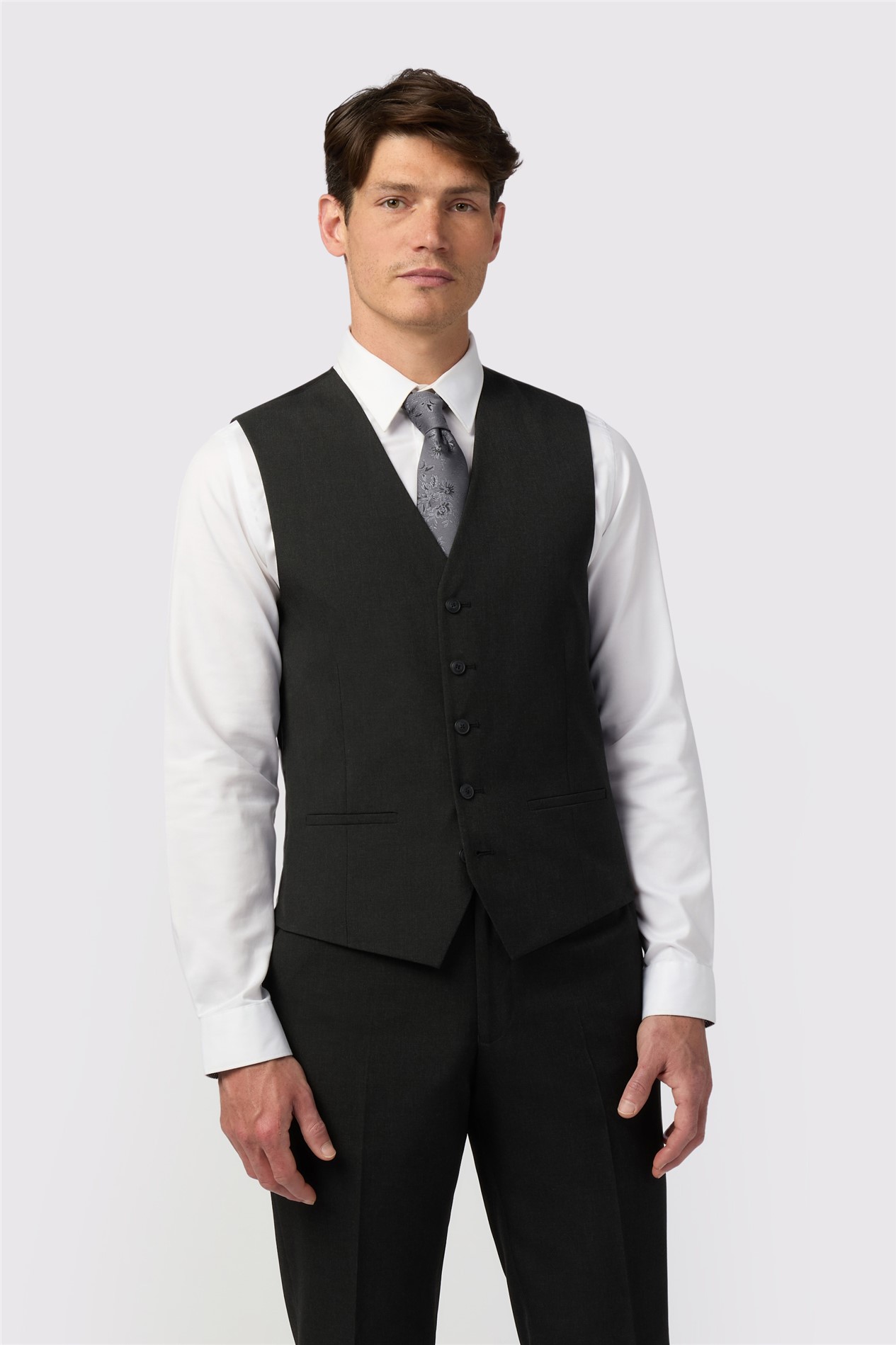 Suit Direct Charcoal Waistcoat