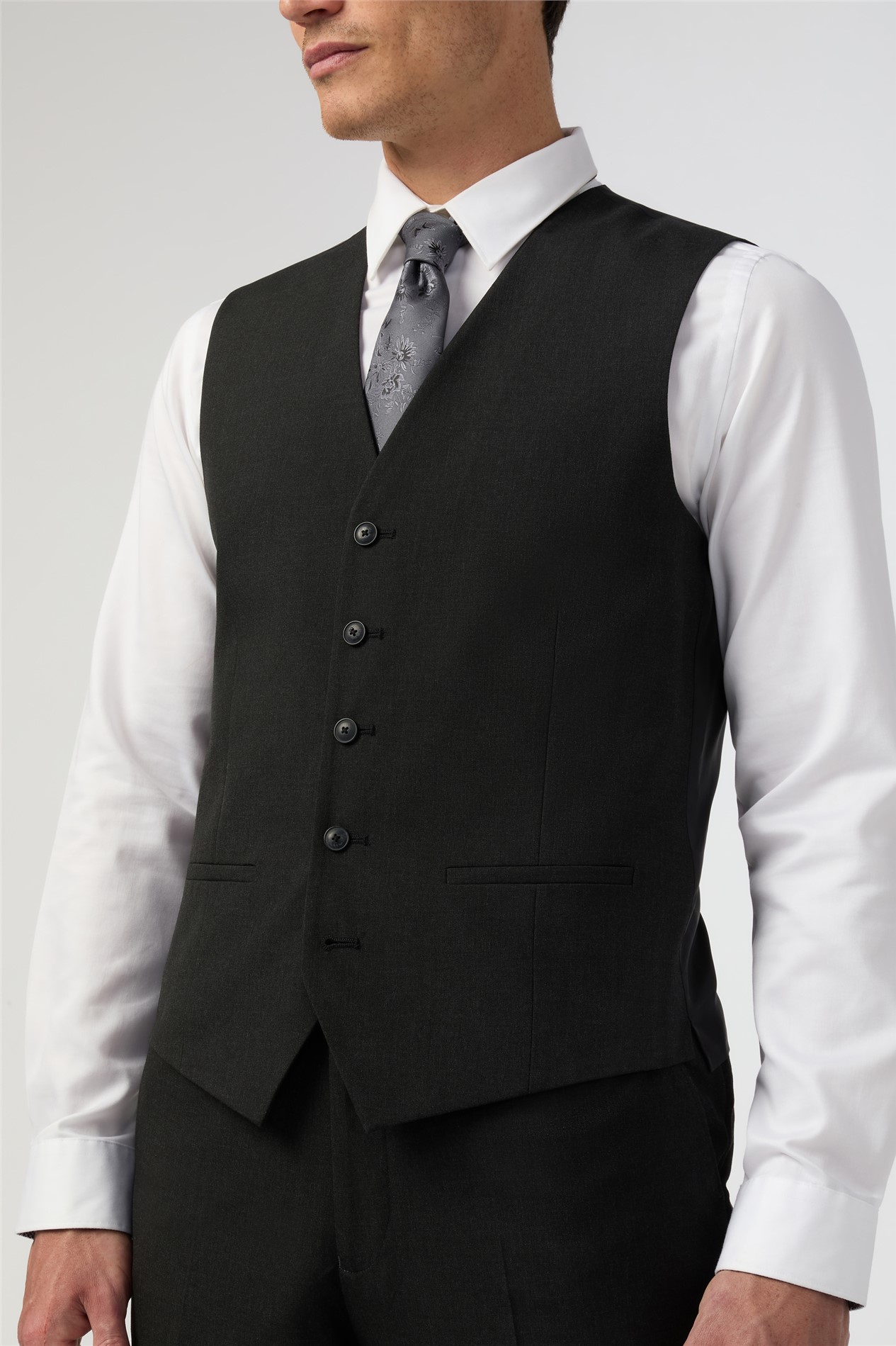 Suit Direct Charcoal Waistcoat