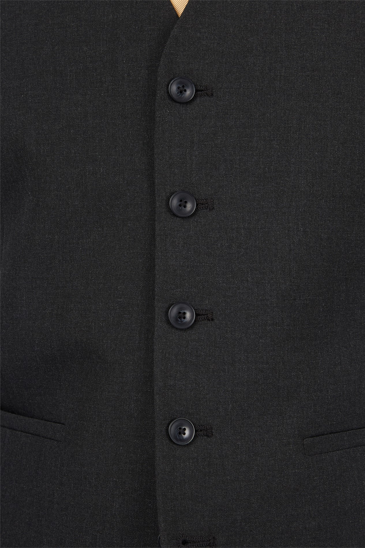 Suit Direct Charcoal Waistcoat