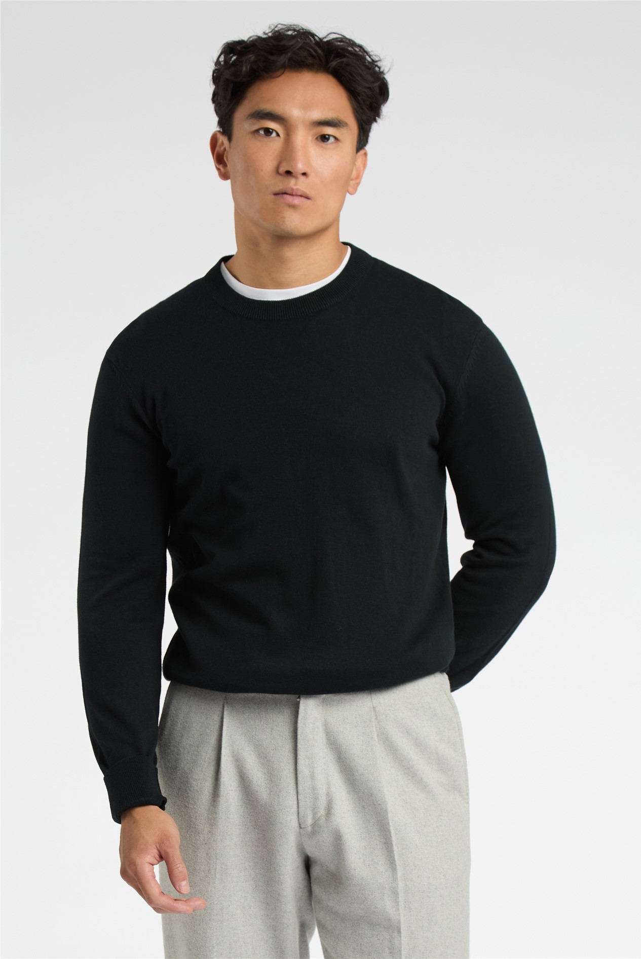 Limehaus Knitted Crew Neck Jumper