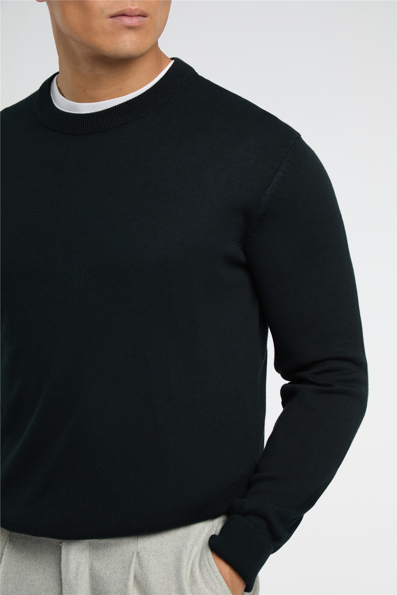 Limehaus Knitted Crew Neck Jumper