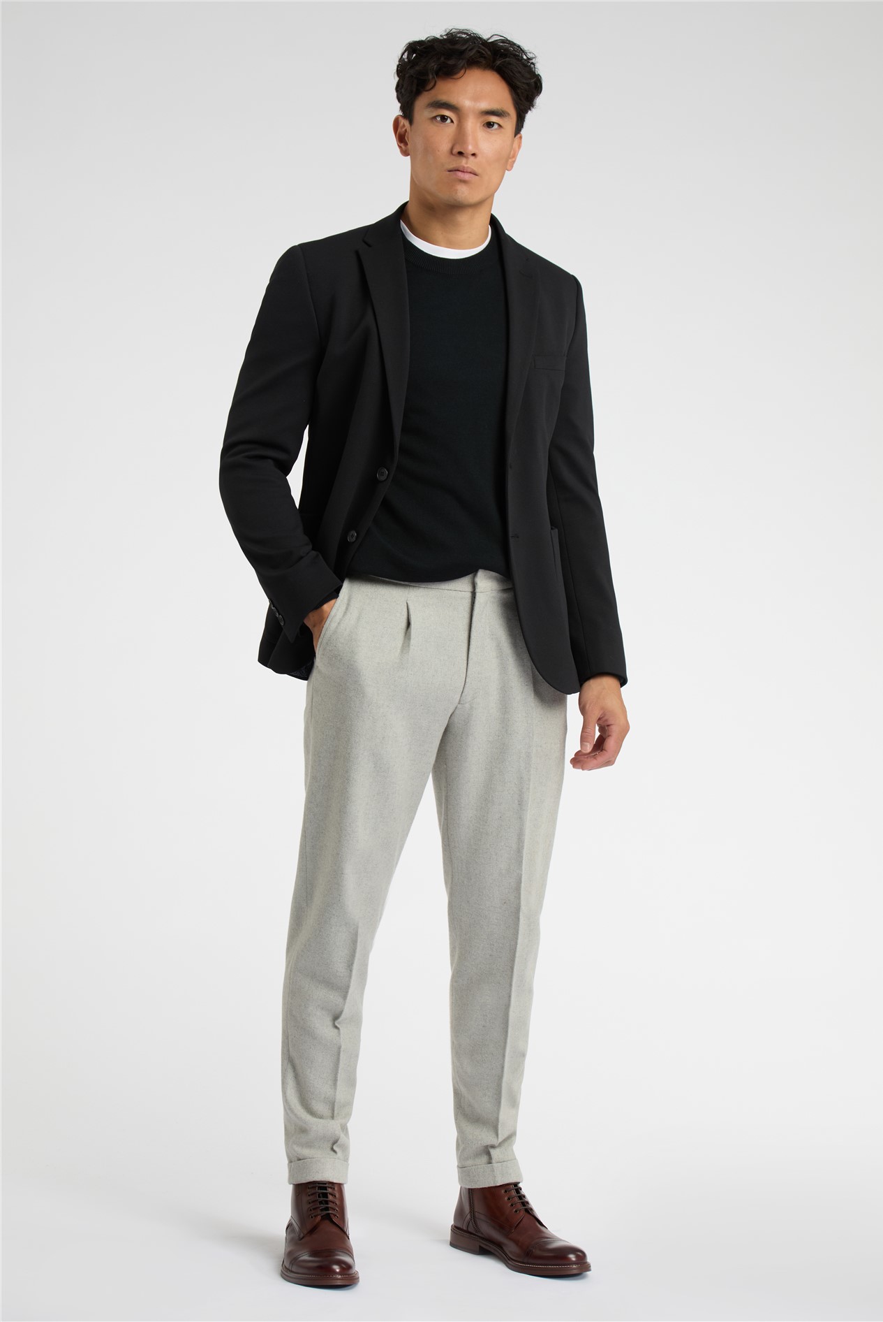 Limehaus Knitted Crew Neck Jumper