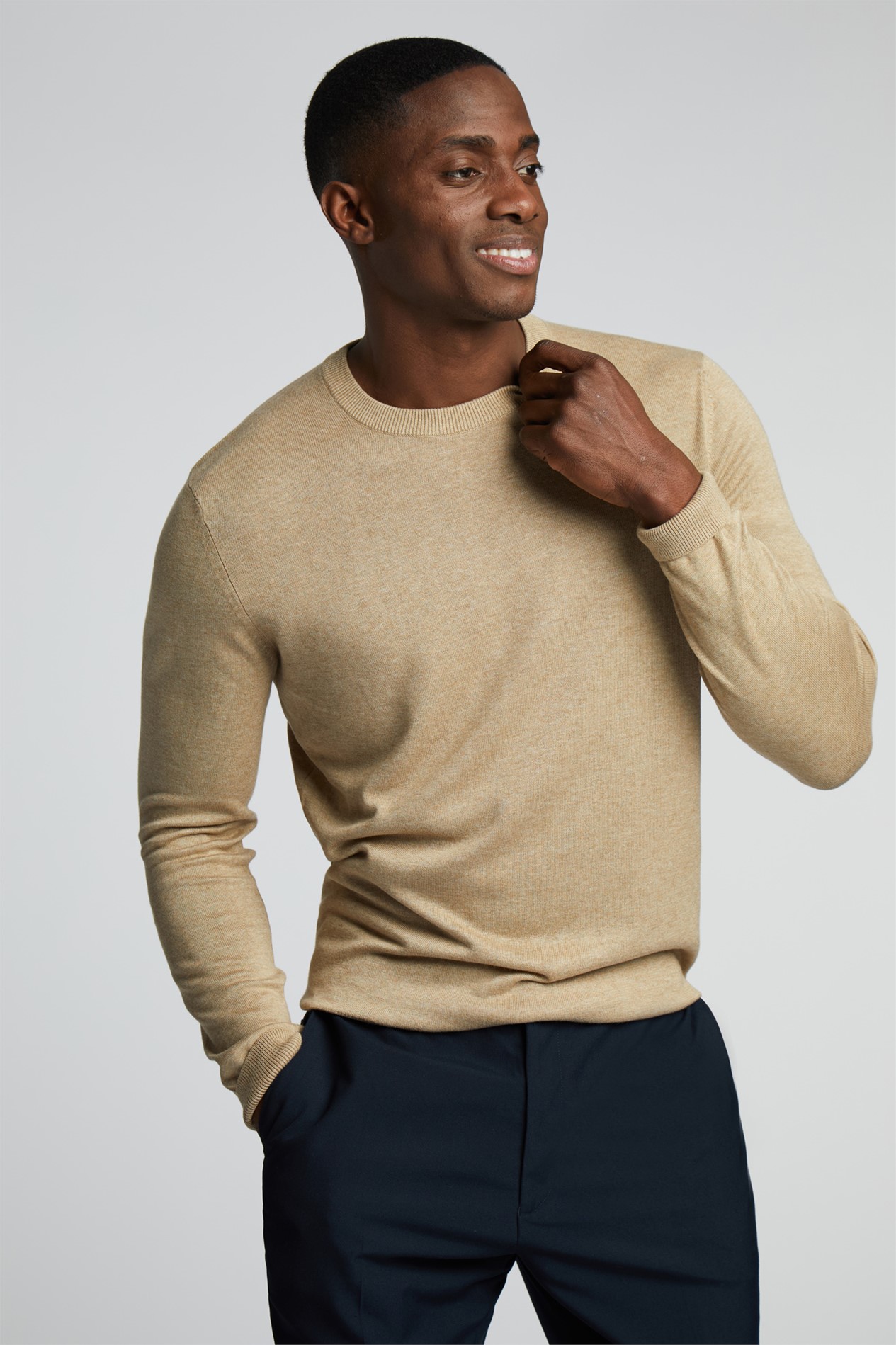 Limehaus Knitted Crew Neck Jumper