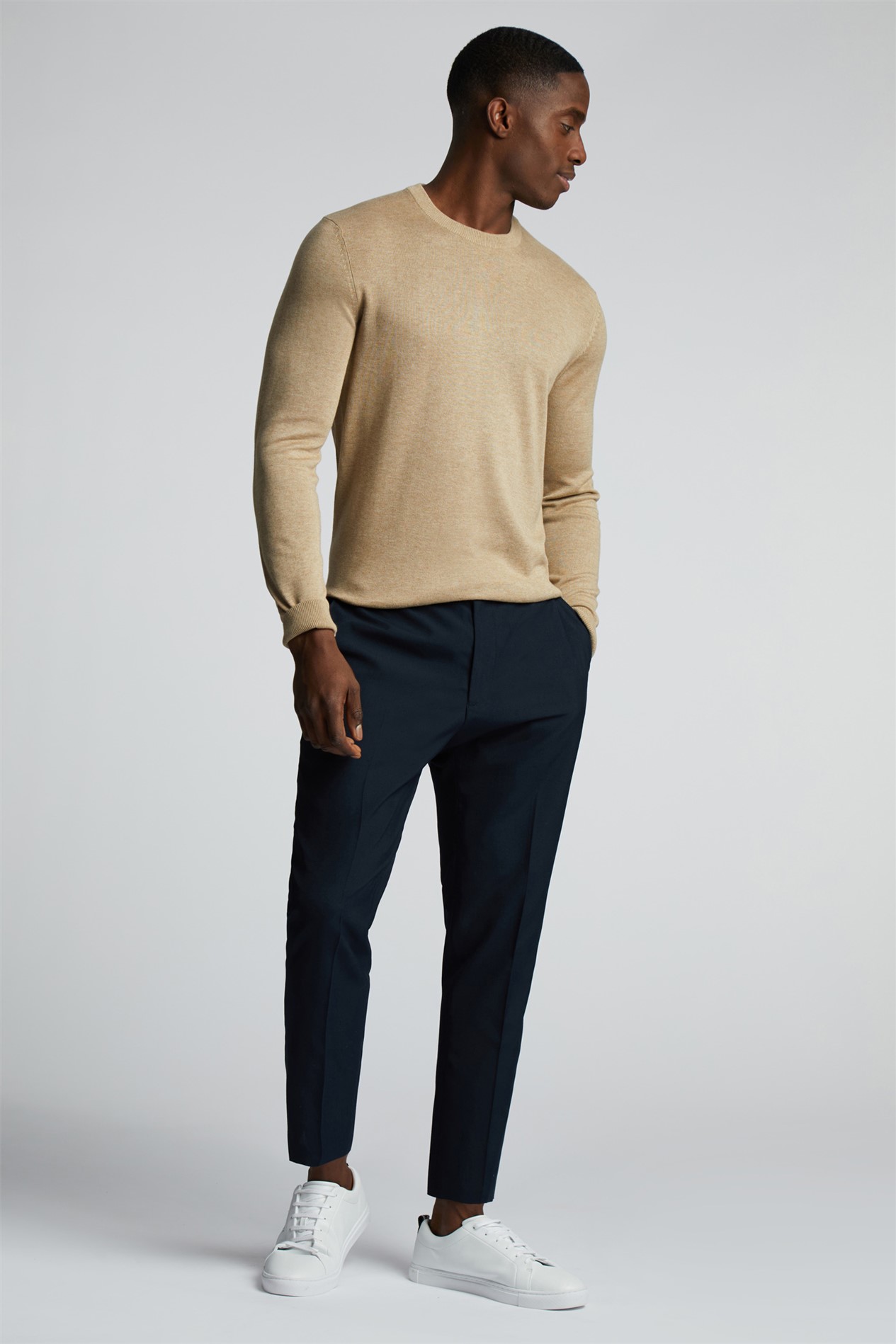 Limehaus Knitted Crew Neck Jumper