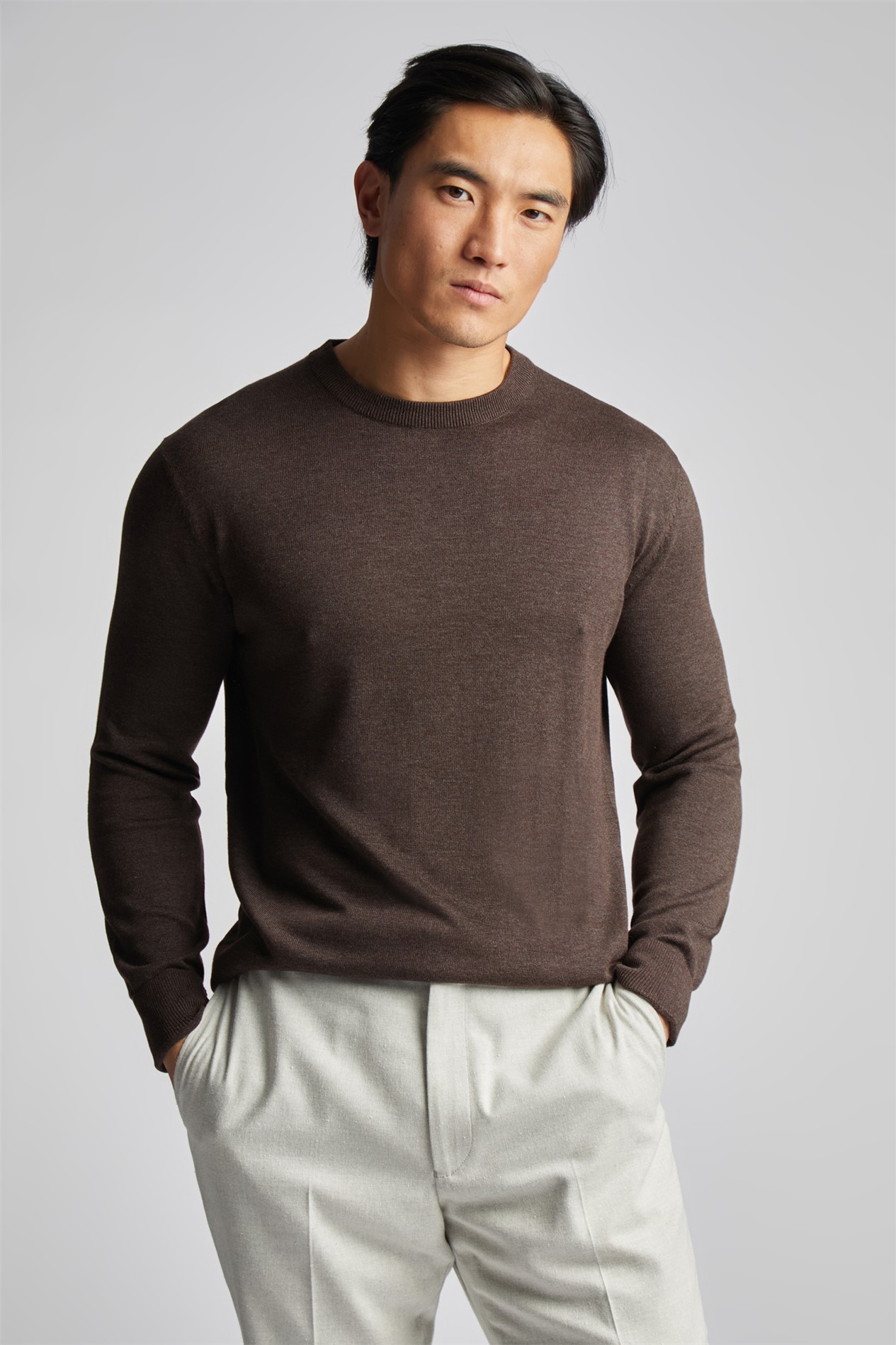 Limehaus Knitted Crew Neck Jumper