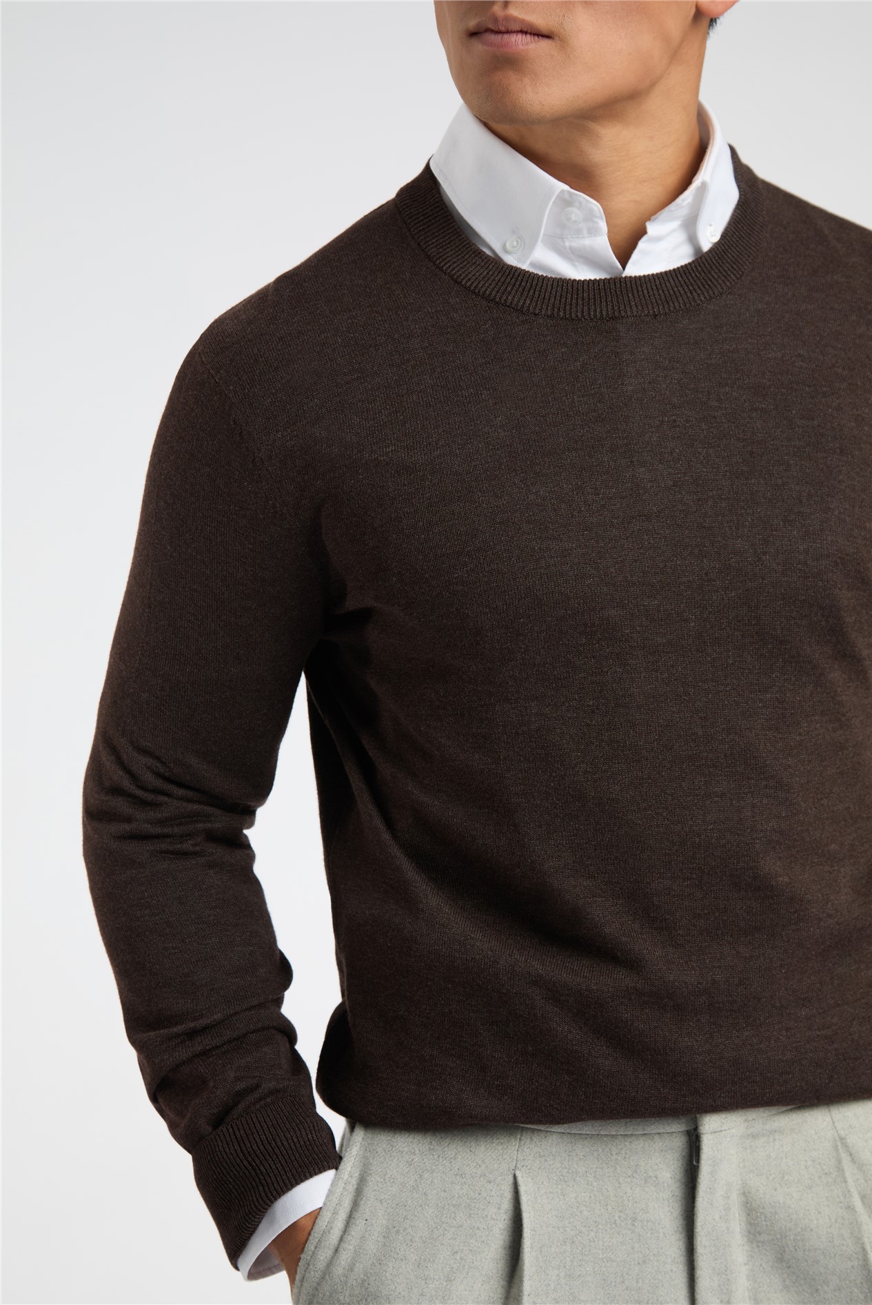 Limehaus Knitted Crew Neck Jumper