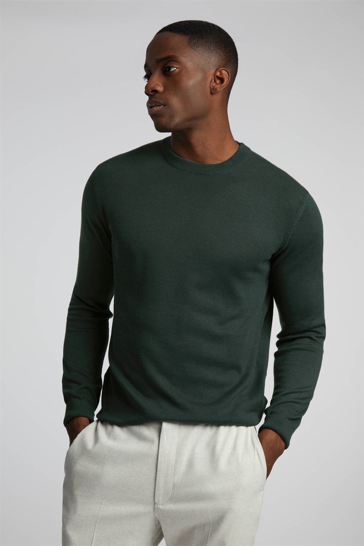 Limehaus Knitted Crew Neck Jumper