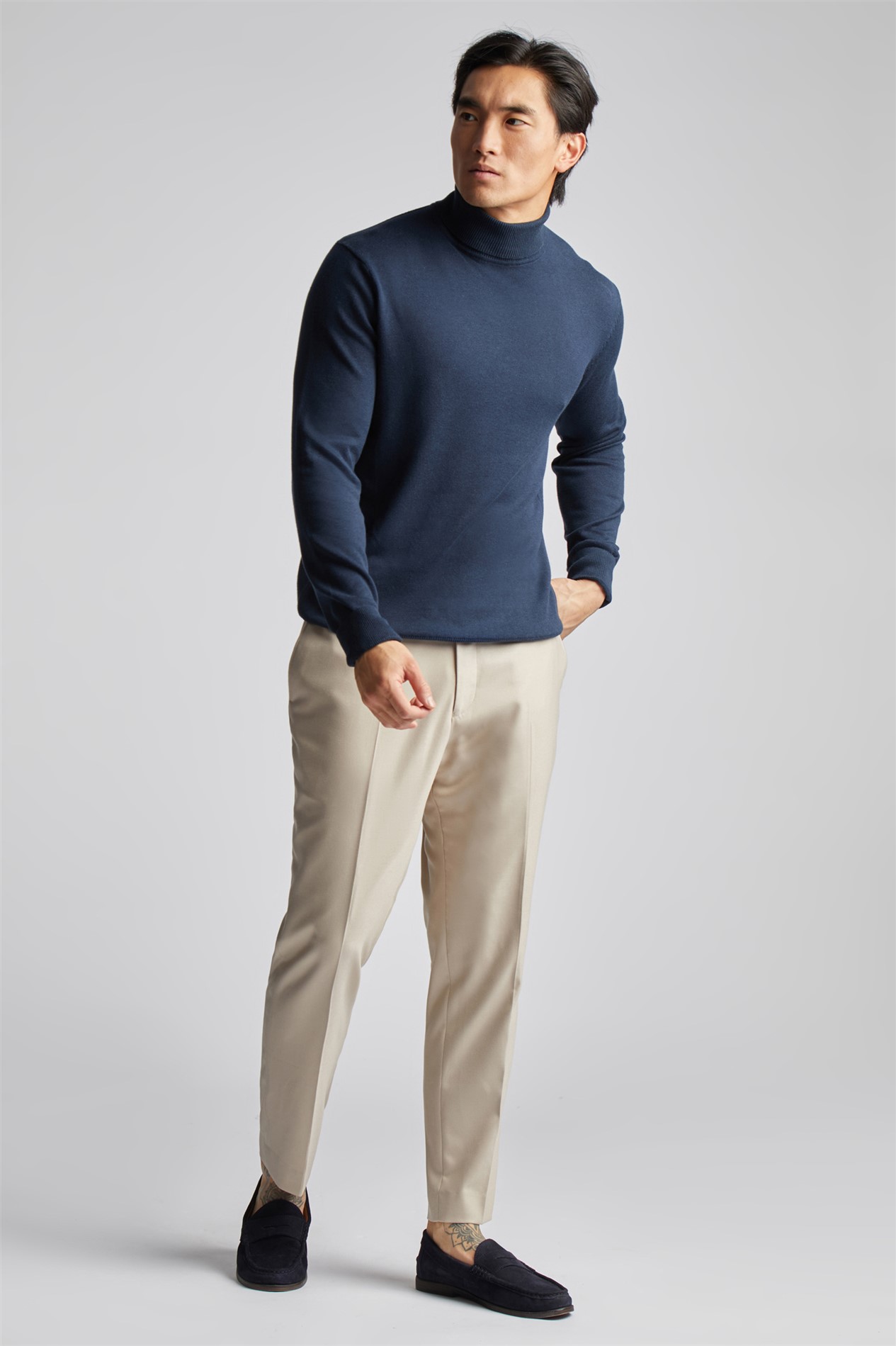 Limehaus Knitted Roll Neck Jumper