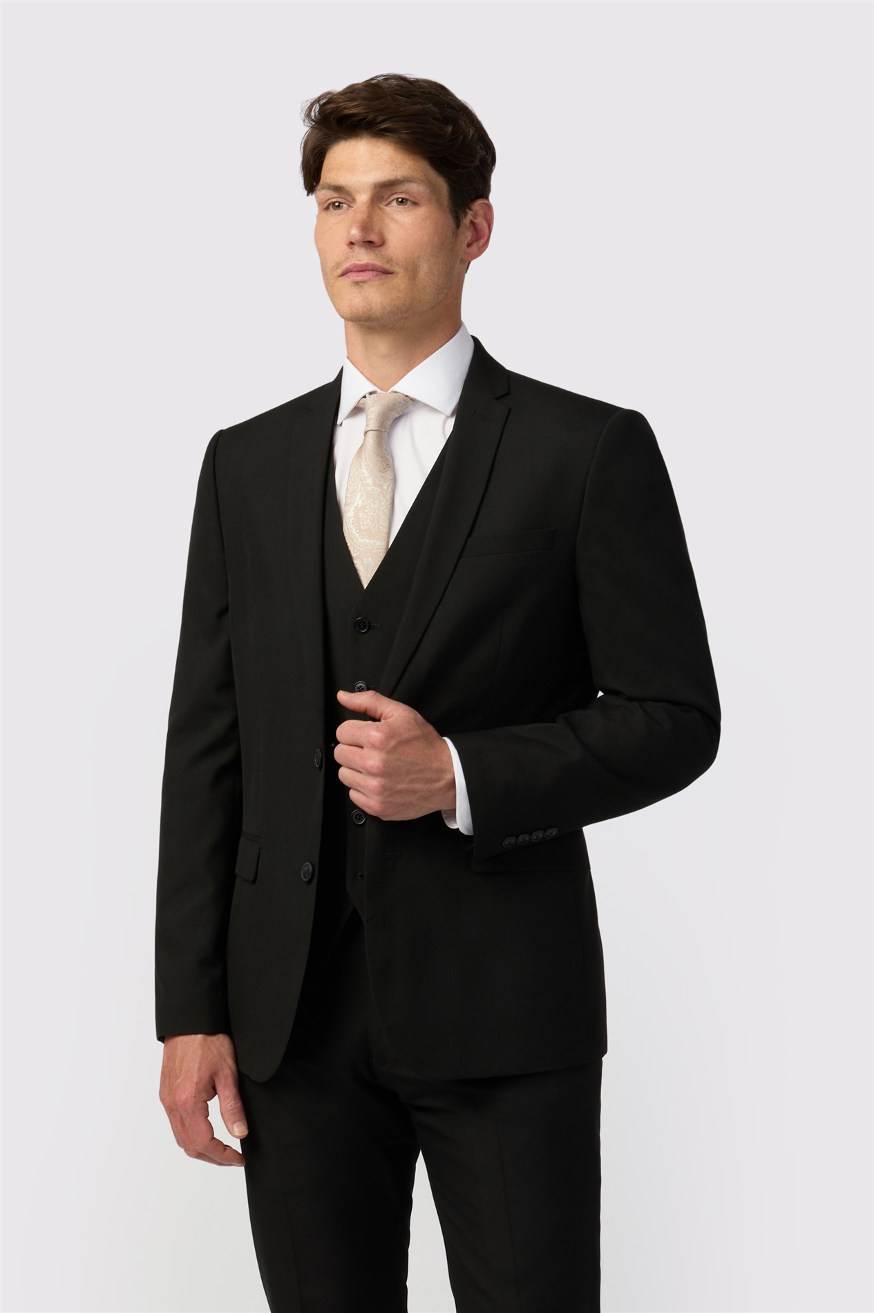 Limehaus Slim Fit Black Jacket
