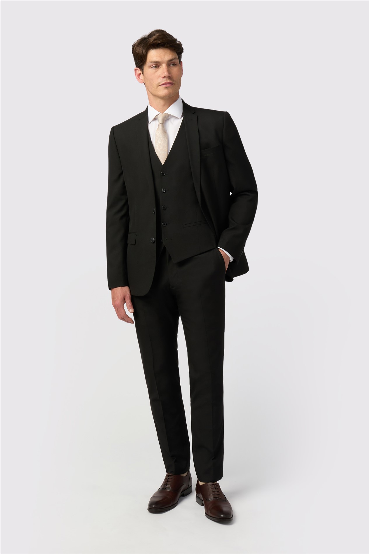 Limehaus Slim Fit Black Jacket