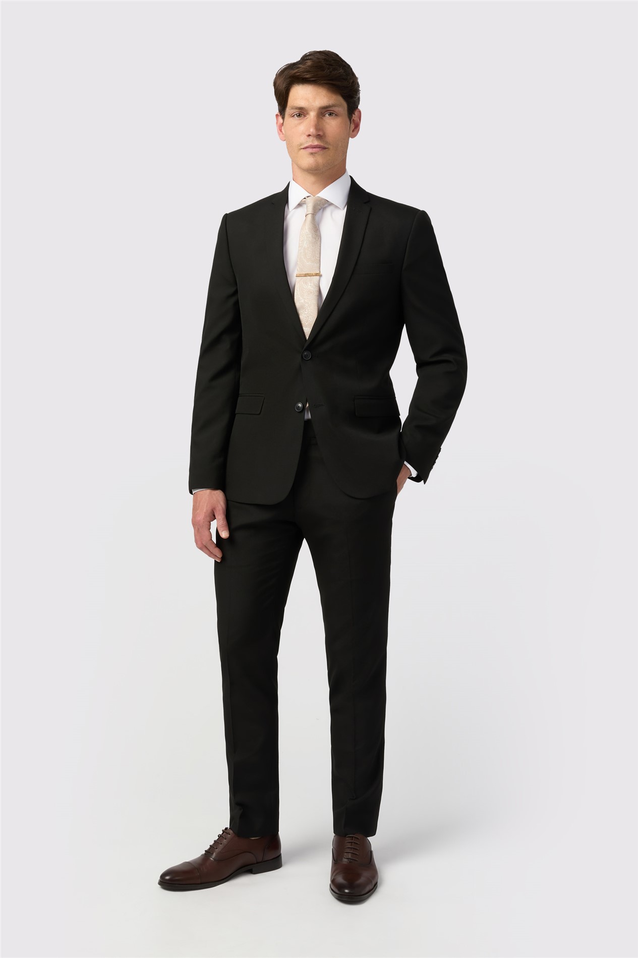 Limehaus Slim Fit Black Jacket
