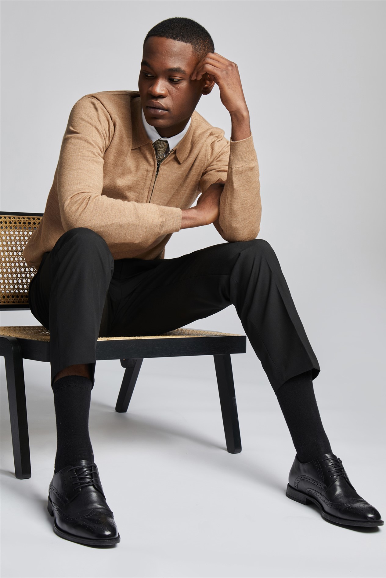 Limehaus Slim Fit Black Jacket