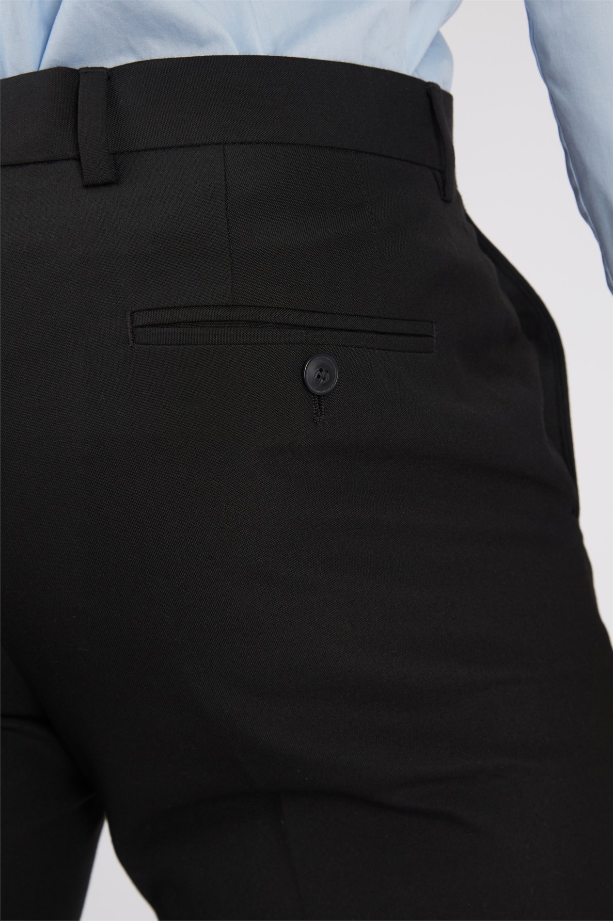 Limehaus Slim Fit Black Trousers