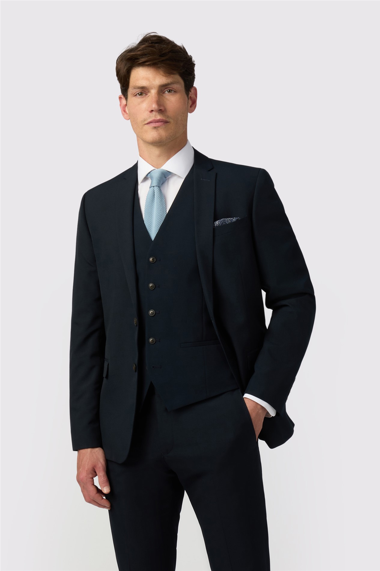 Limehaus Slim Fit Navy Jacket
