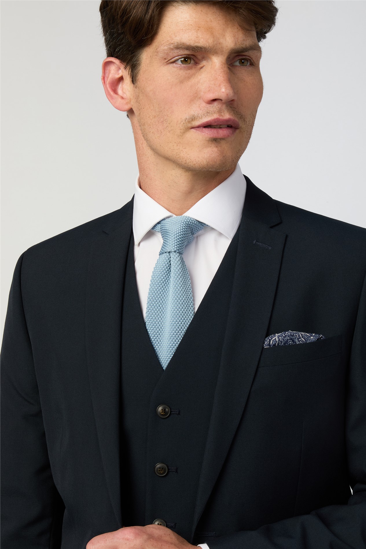 Limehaus Slim Fit Navy Jacket