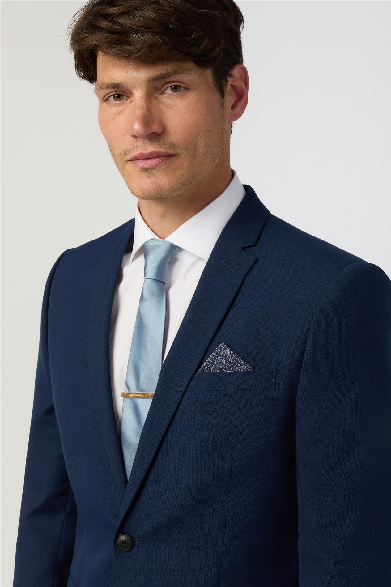 Limehaus Slim Fit Blue Jacket
