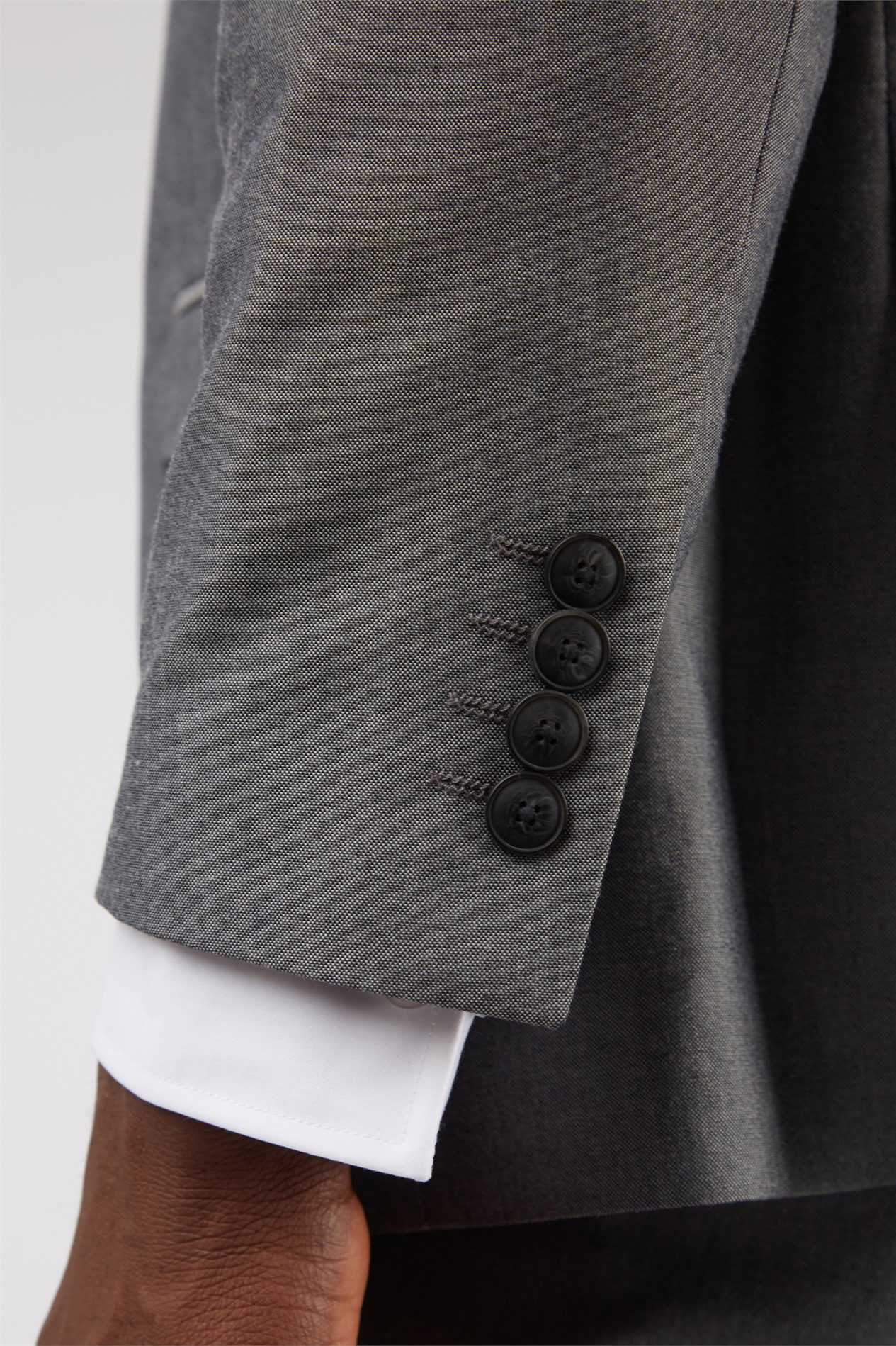 Limehaus Slim Fit Silver Grey Jacket
