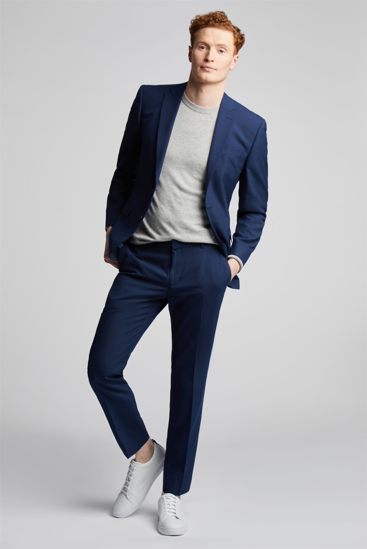 Limehaus Regular Fit Blue Jacket