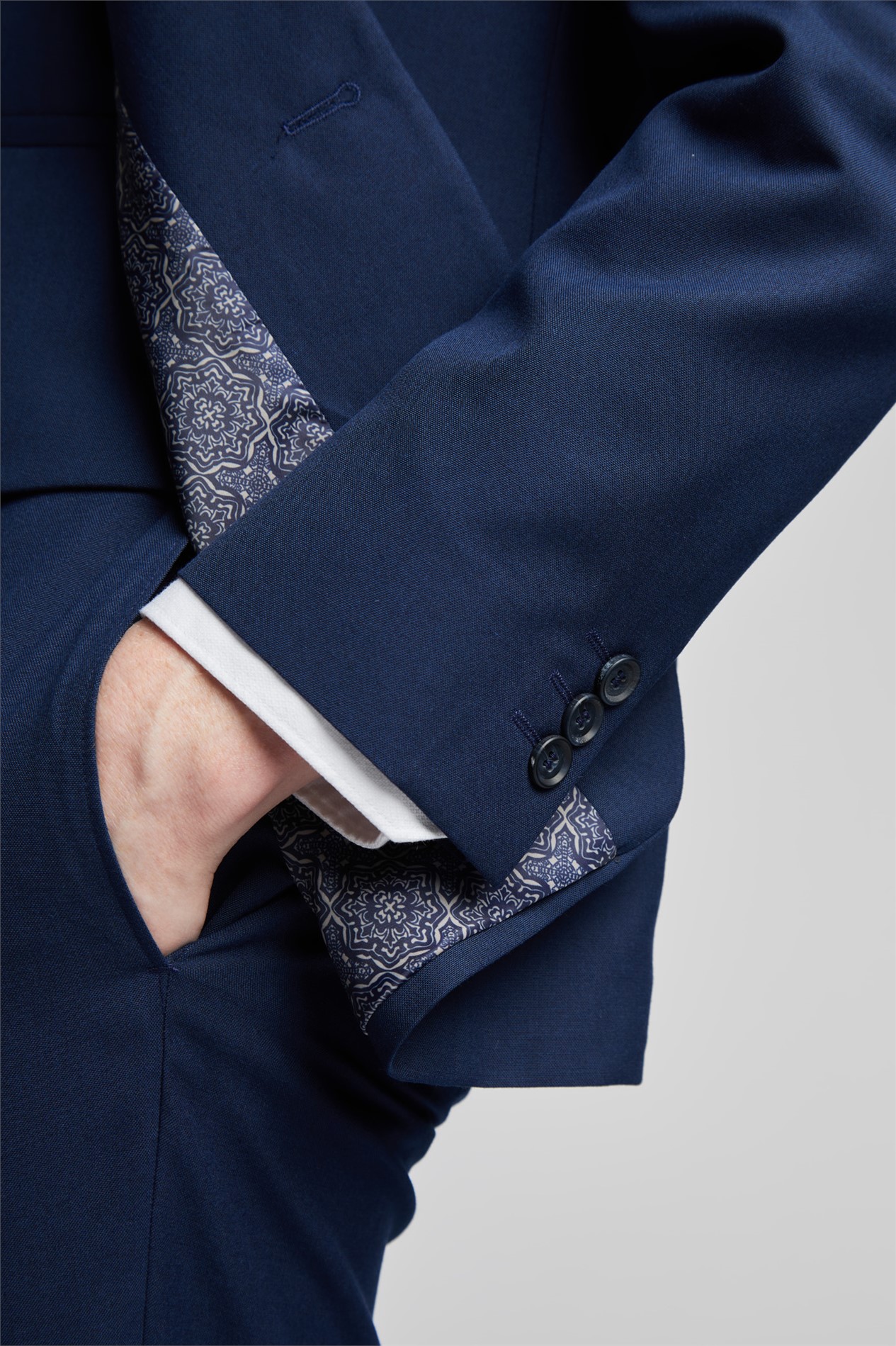 Limehaus Regular Fit Blue Jacket