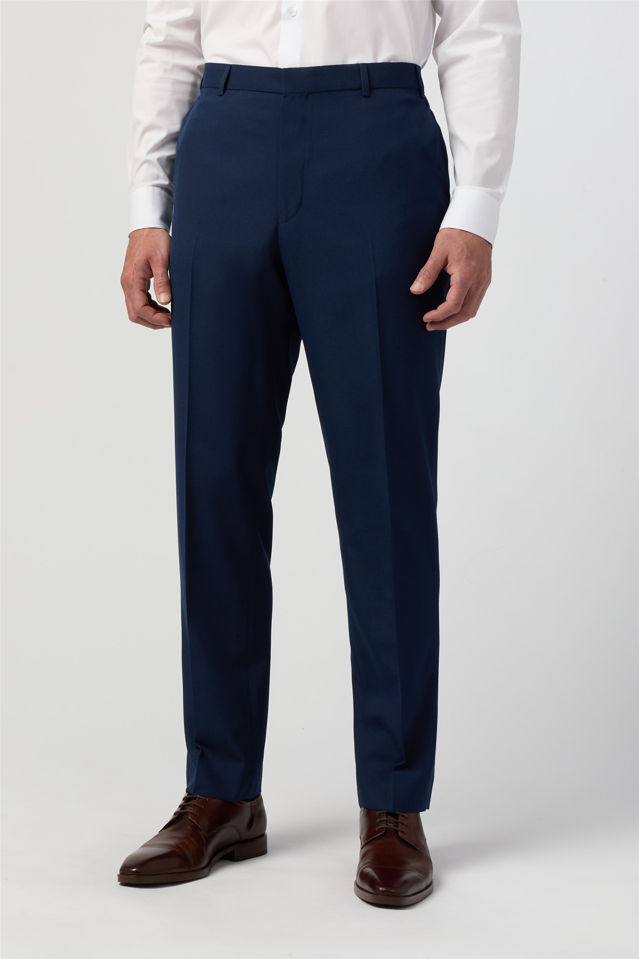 Limehaus Regular Fit Blue Trousers
