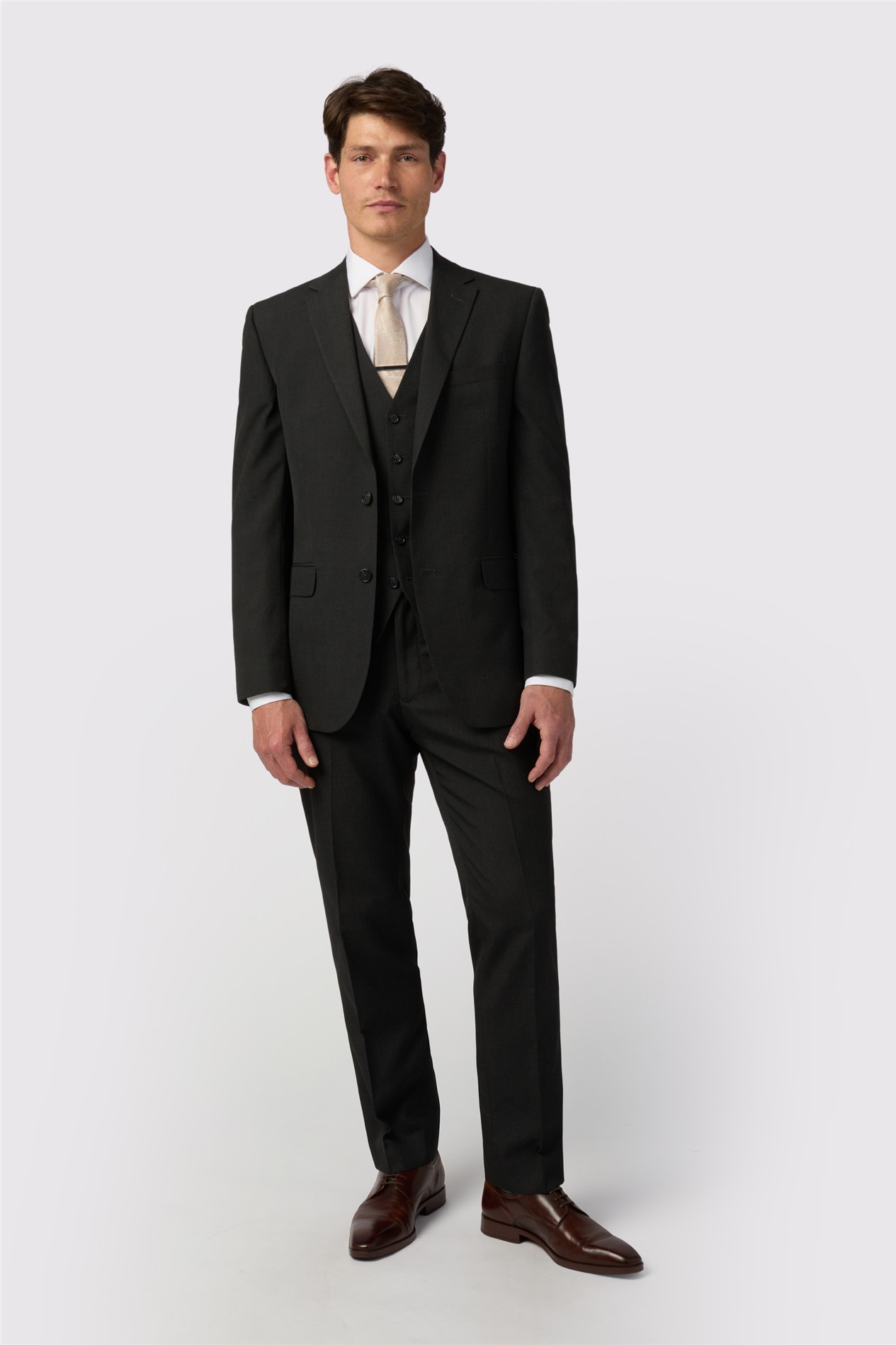 Limehaus Regular Fit Charcoal Jacket