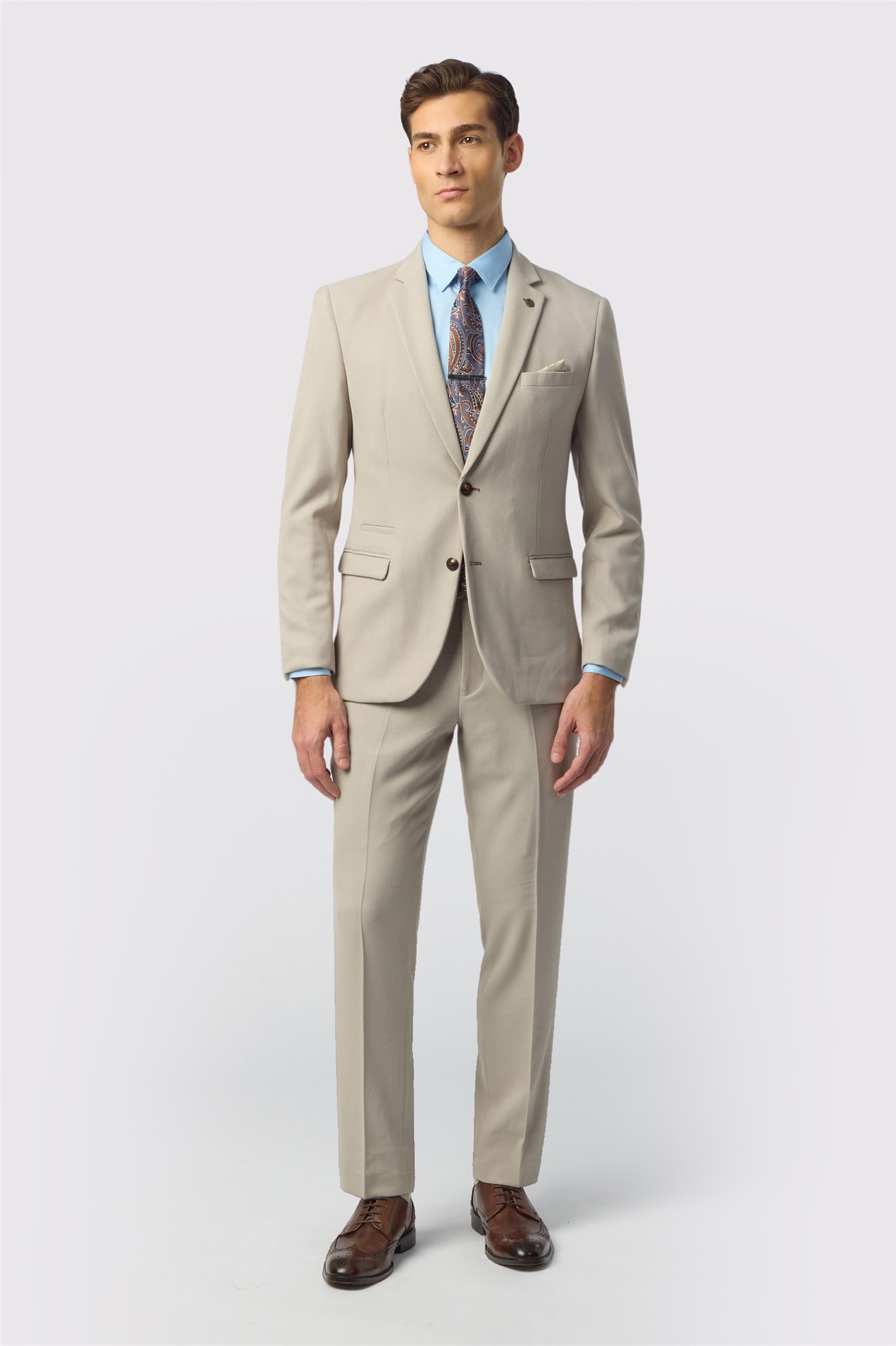 Marc Darcy Slim Fit HM5 Stone Jacket