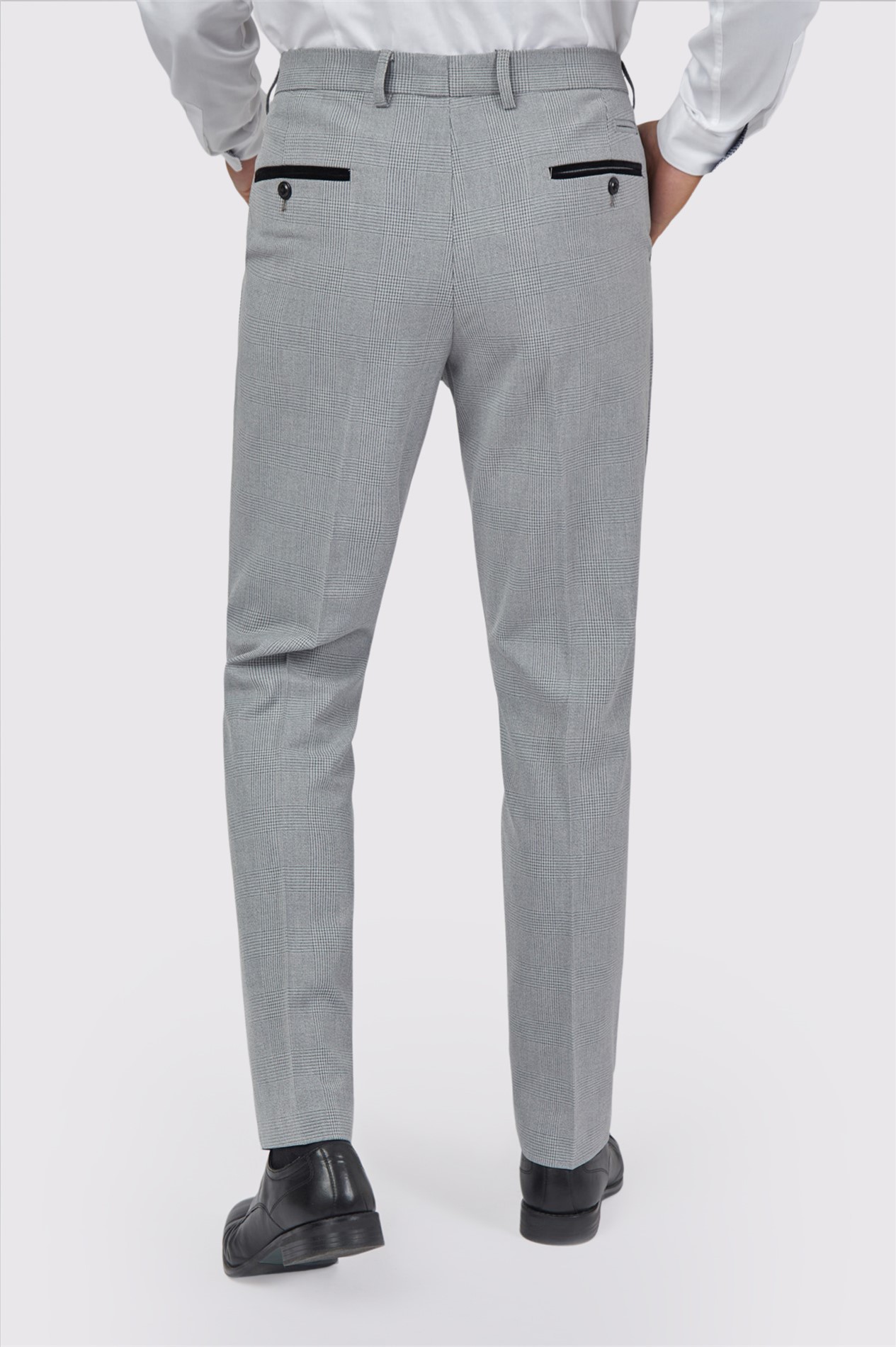 Marc Darcy Slim Fit Bromley Grey Suit Trousers