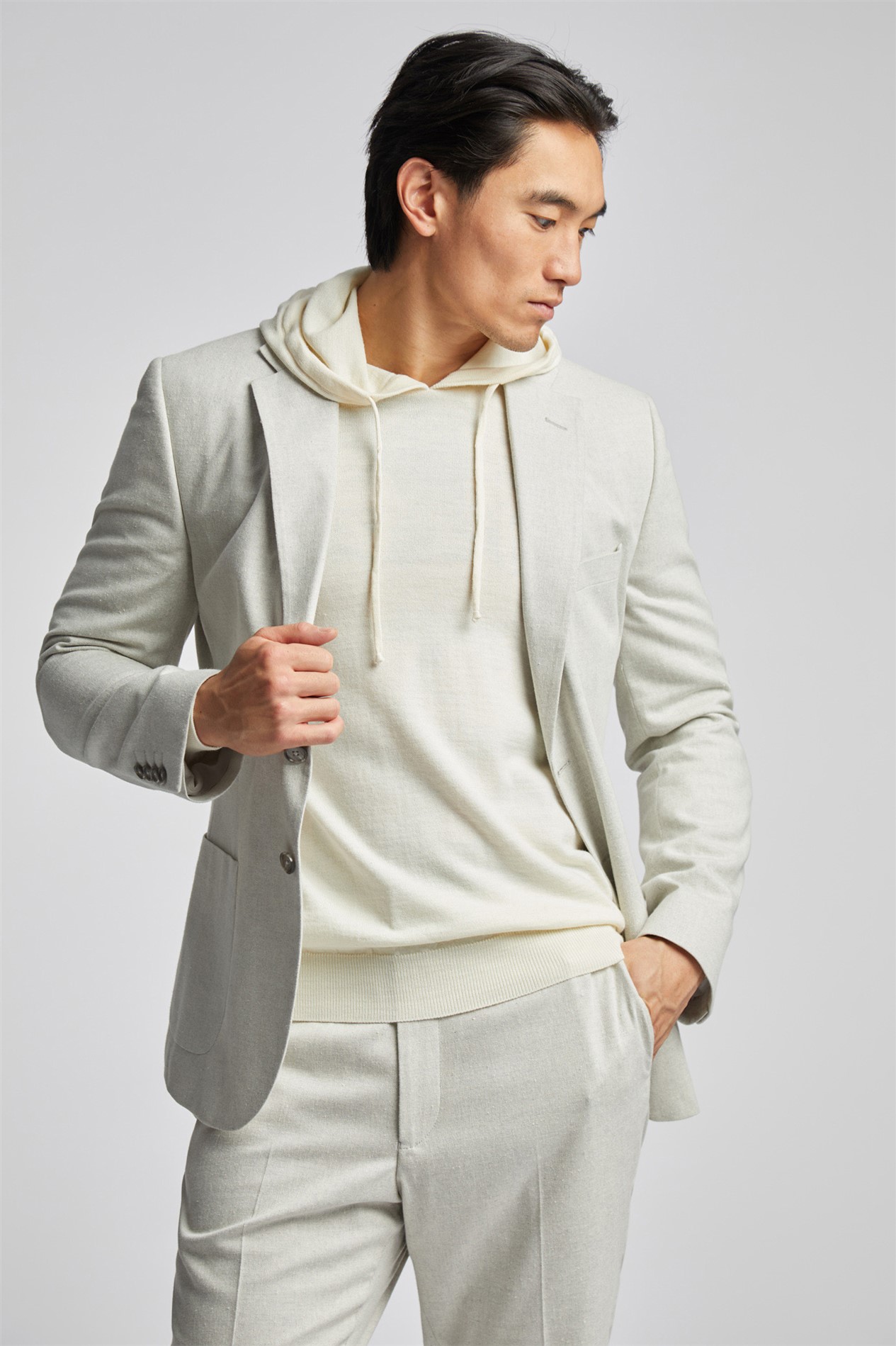 Limehaus Tailored Fit Stone Blazer
