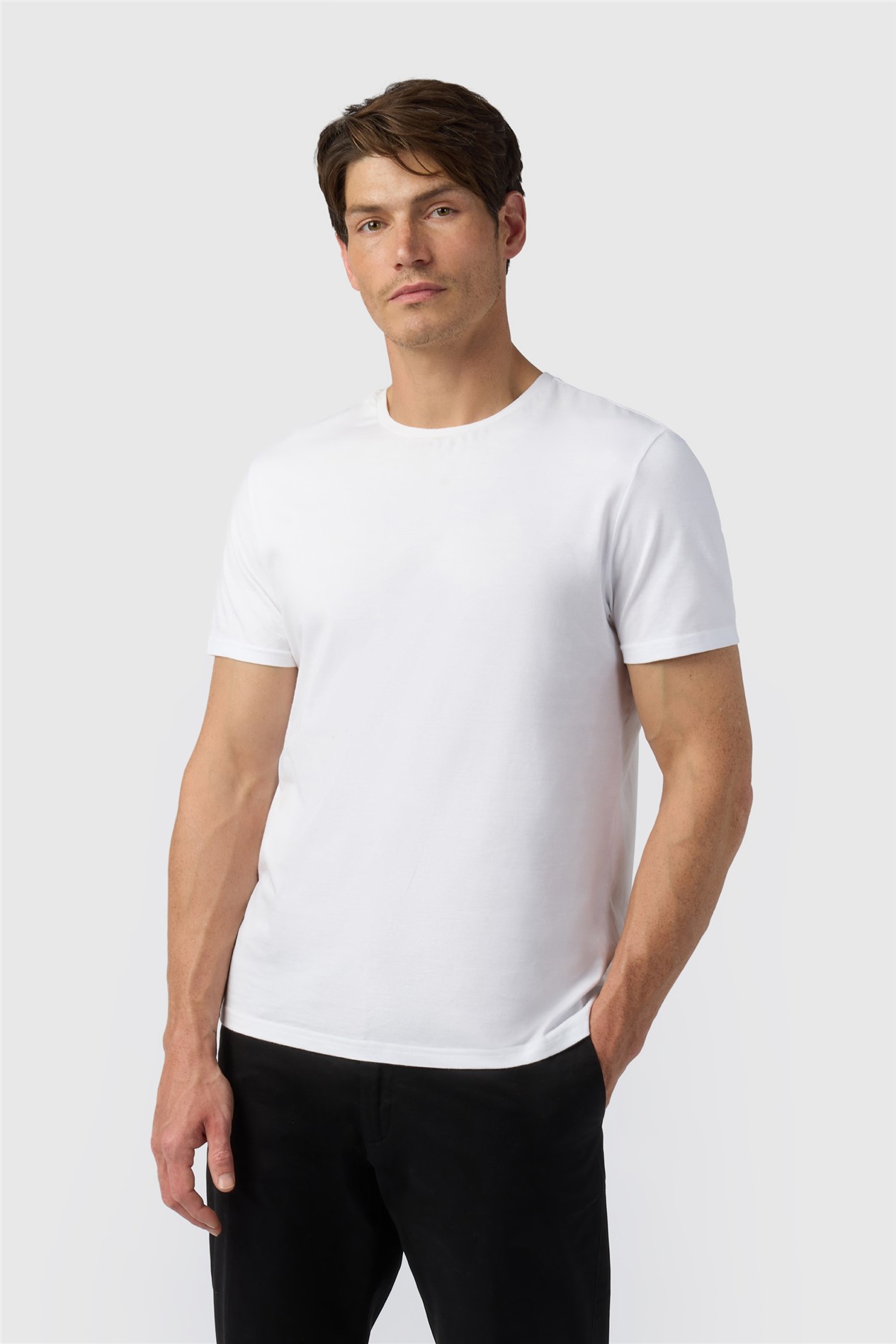 Limehaus 100% Egyptian Organic Cotton Crew Neck T-Shirt