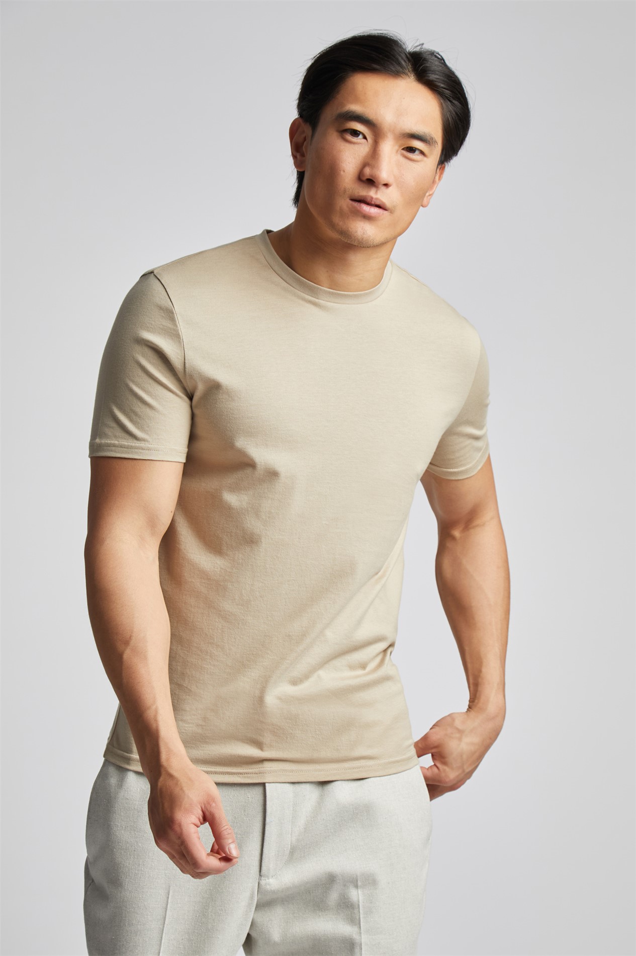 Limehaus 100% Egyptian Organic Cotton Crew Neck T-Shirt